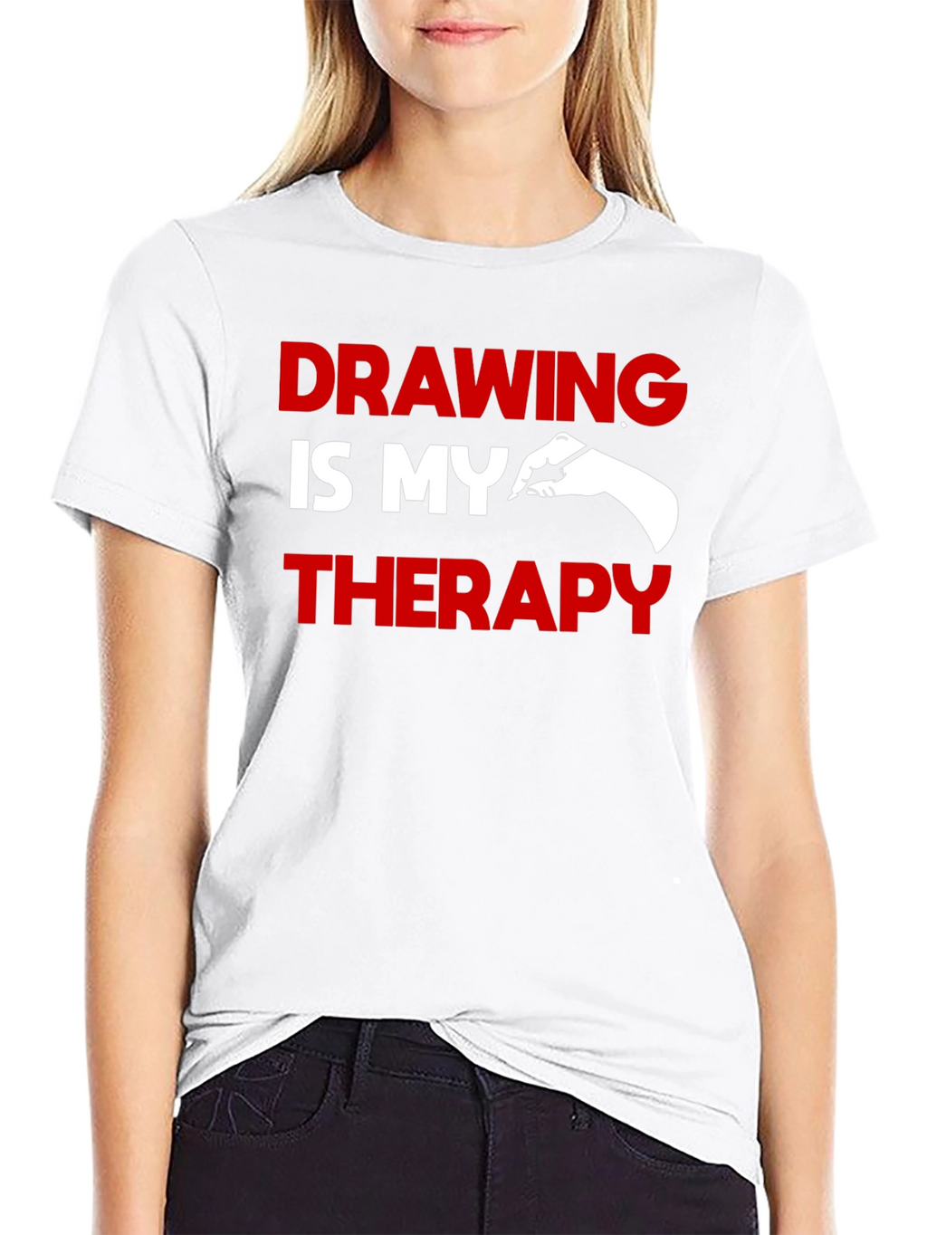 Drawing is My Therapy Graphic T-Shirt