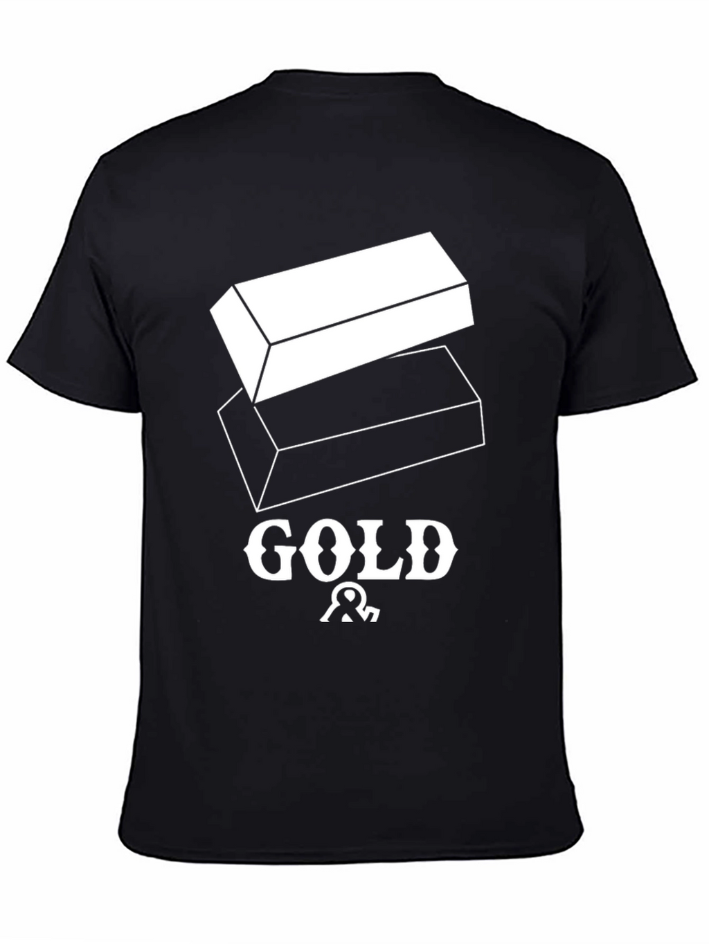 Gold Bar Graphic Tee - Premium Comfort
