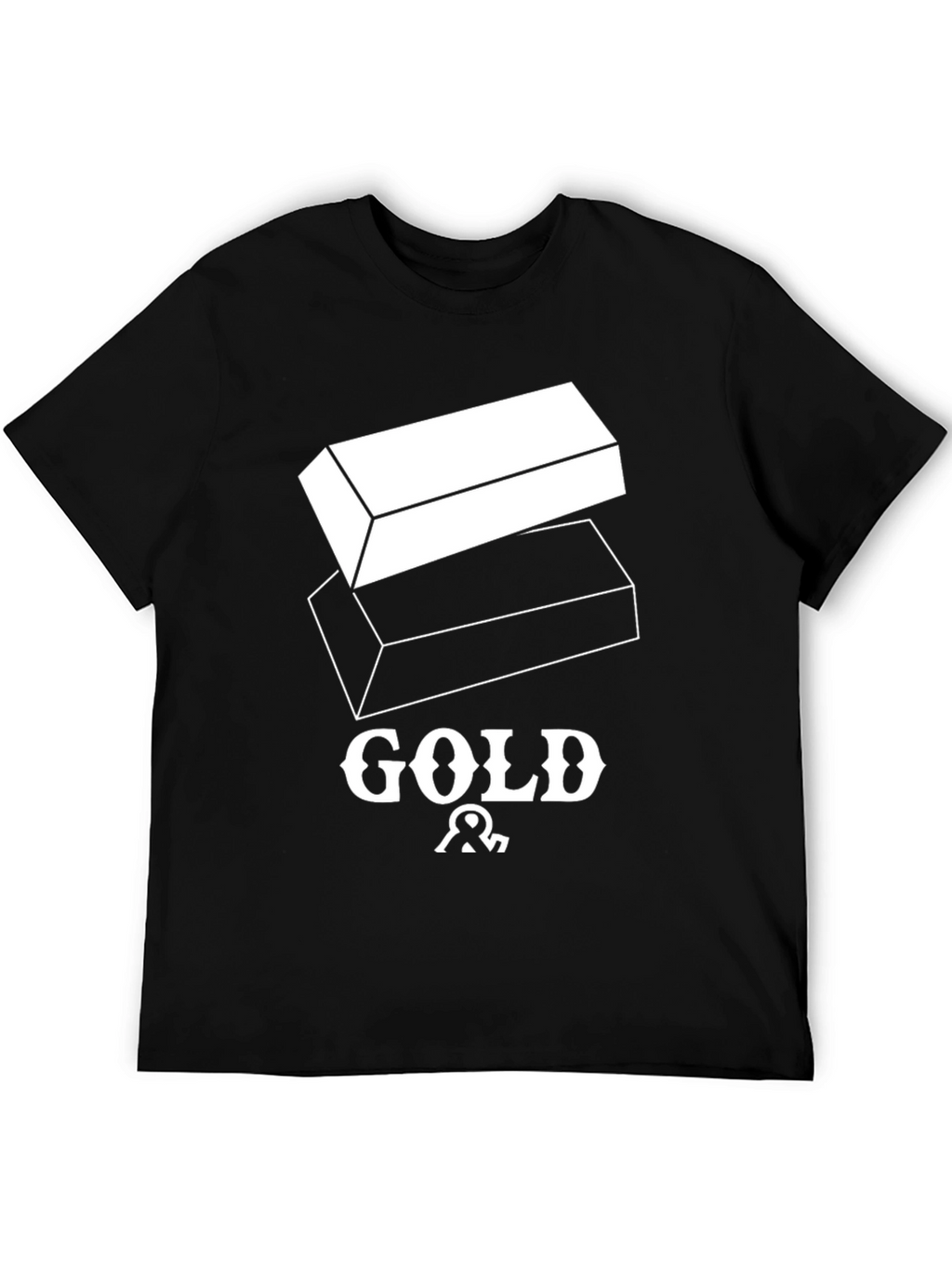 Gold Bar Graphic Tee - Premium Comfort
