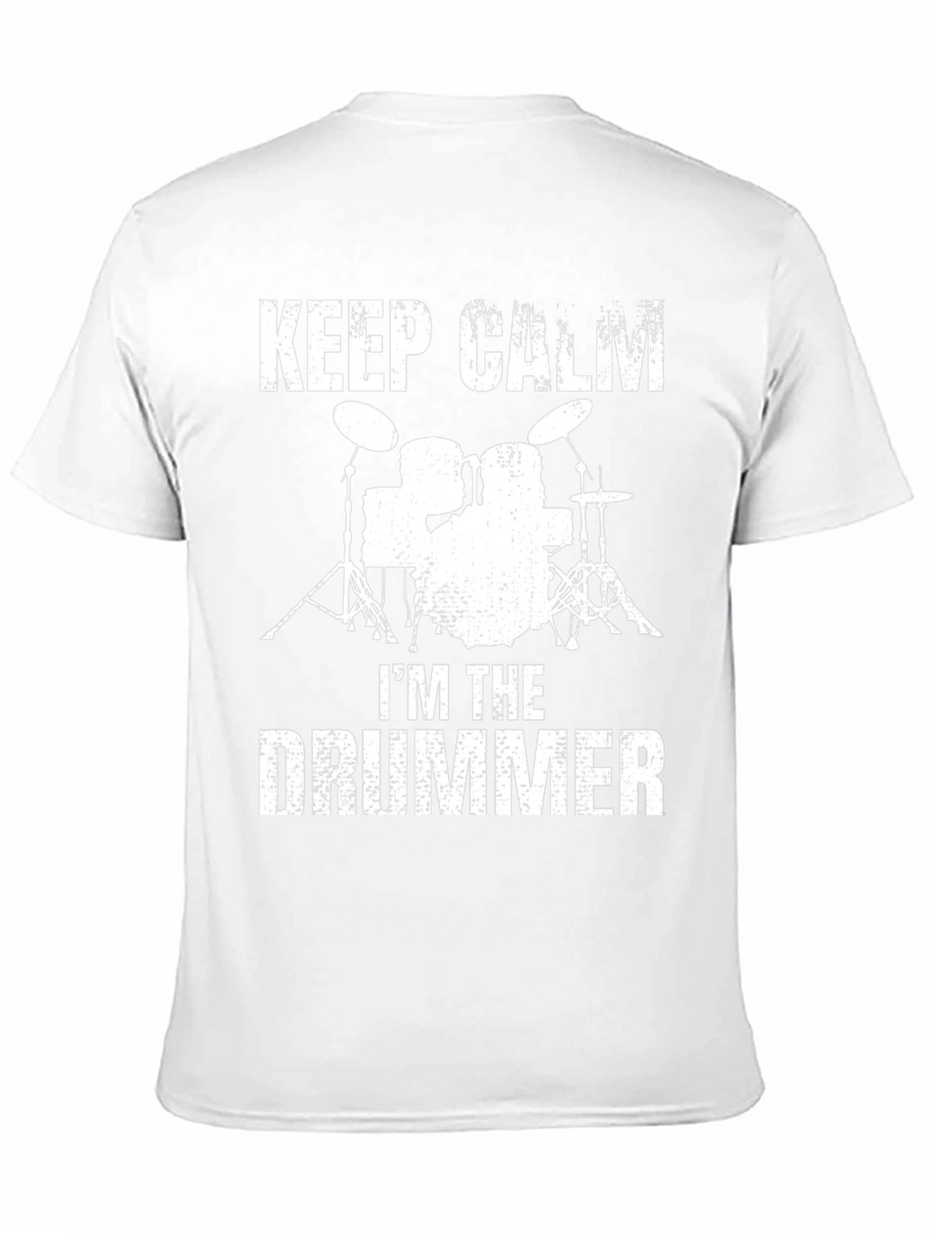 Keep Calm Im The Drummer Black T-Shirt