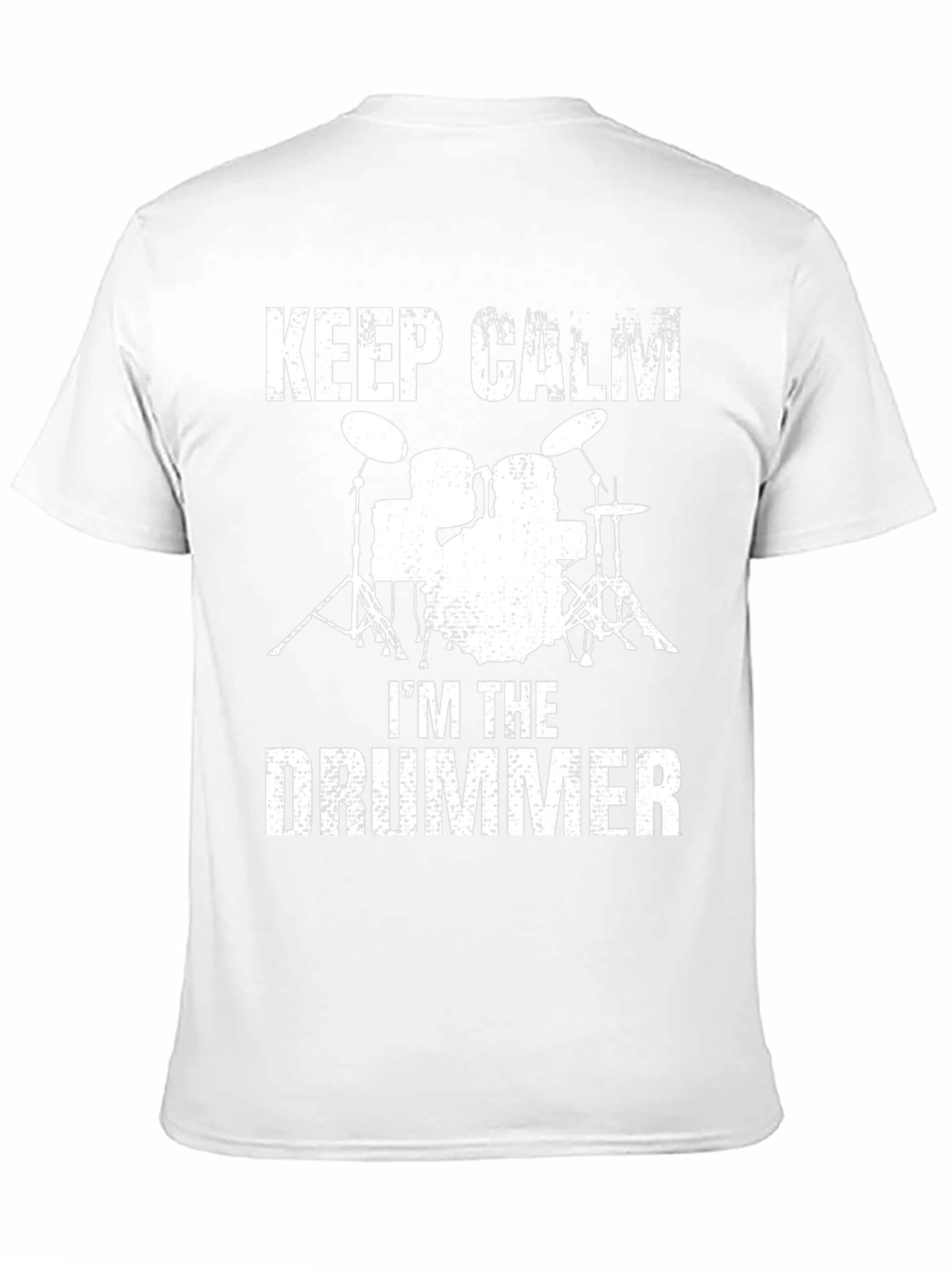 Keep Calm Im The Drummer Black T-Shirt