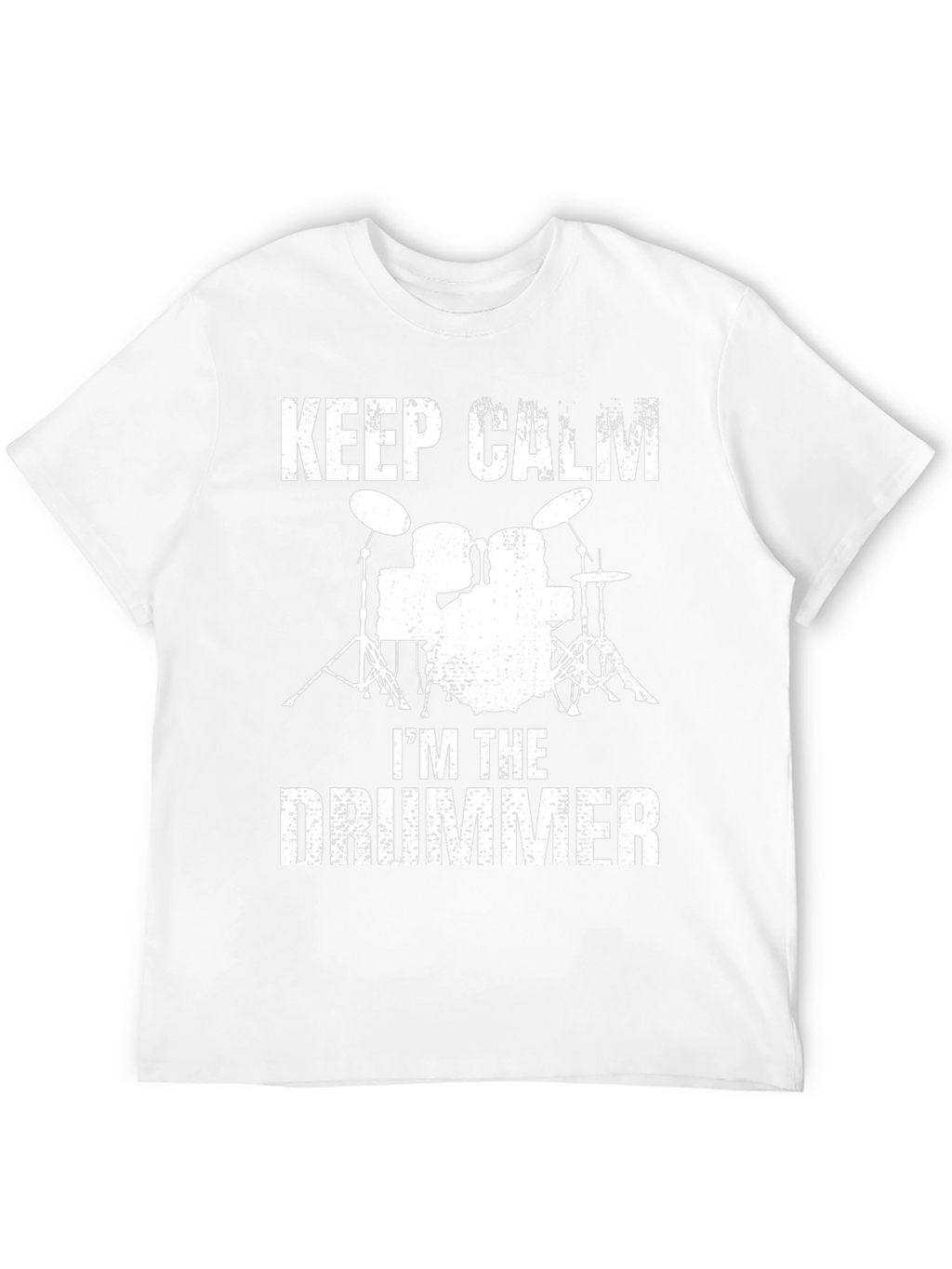 Keep Calm Im The Drummer Black T-Shirt