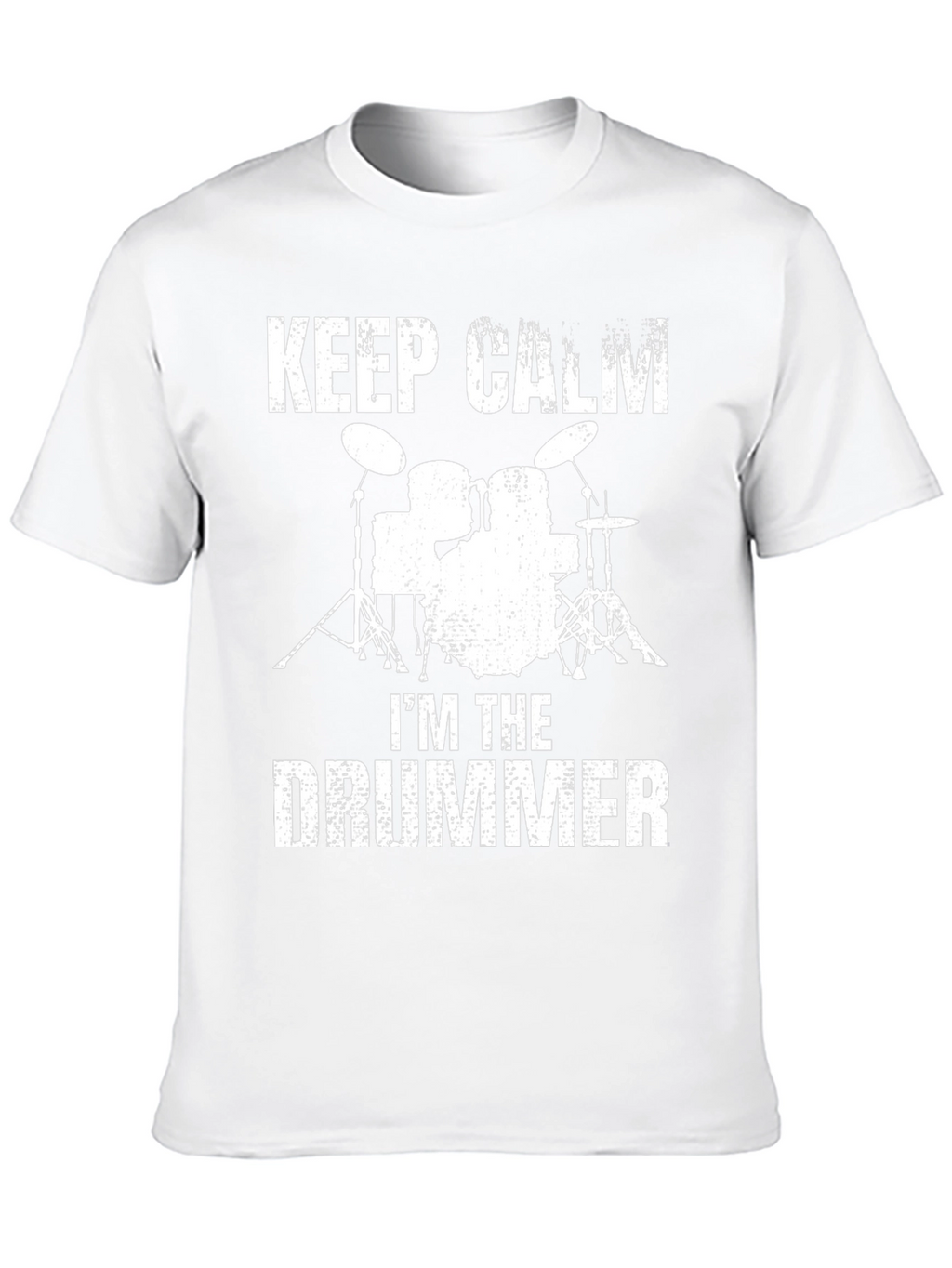 Keep Calm Im The Drummer Black T-Shirt