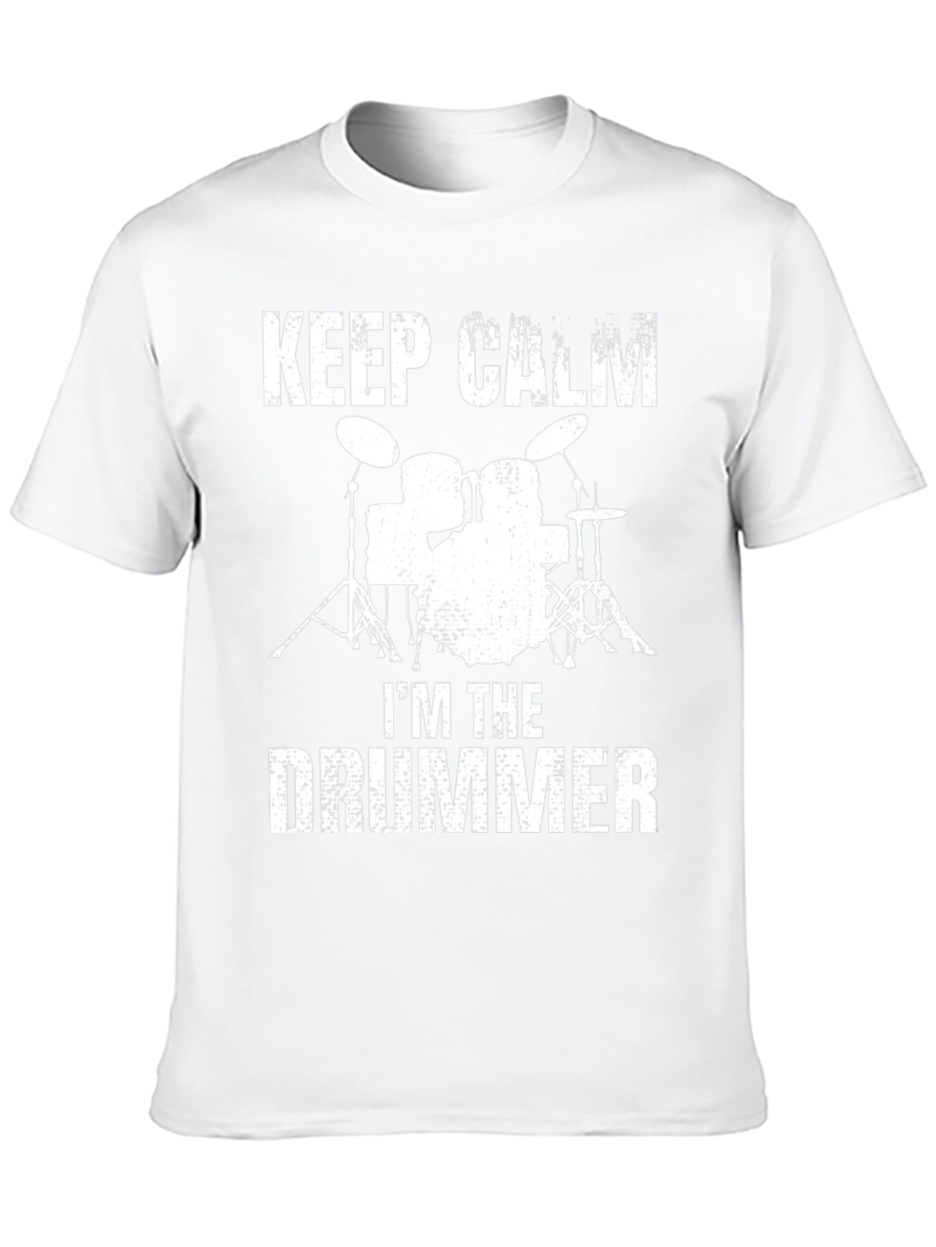 Keep Calm Im The Drummer Black T-Shirt