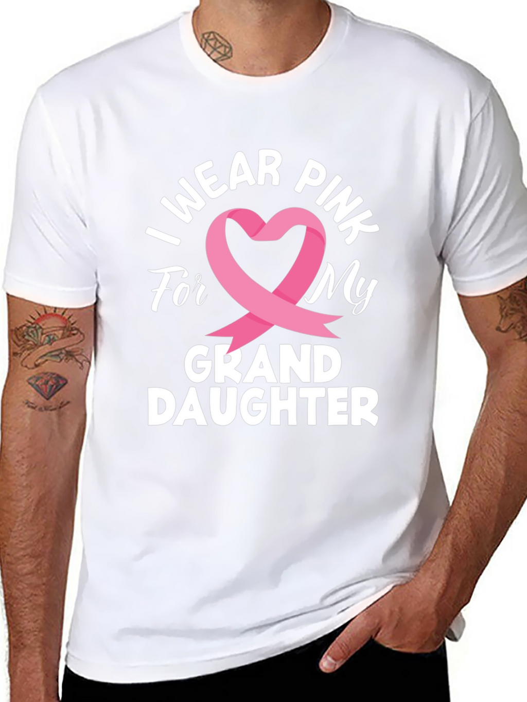 I Wear Pink For My Granddaughter T-Shirt