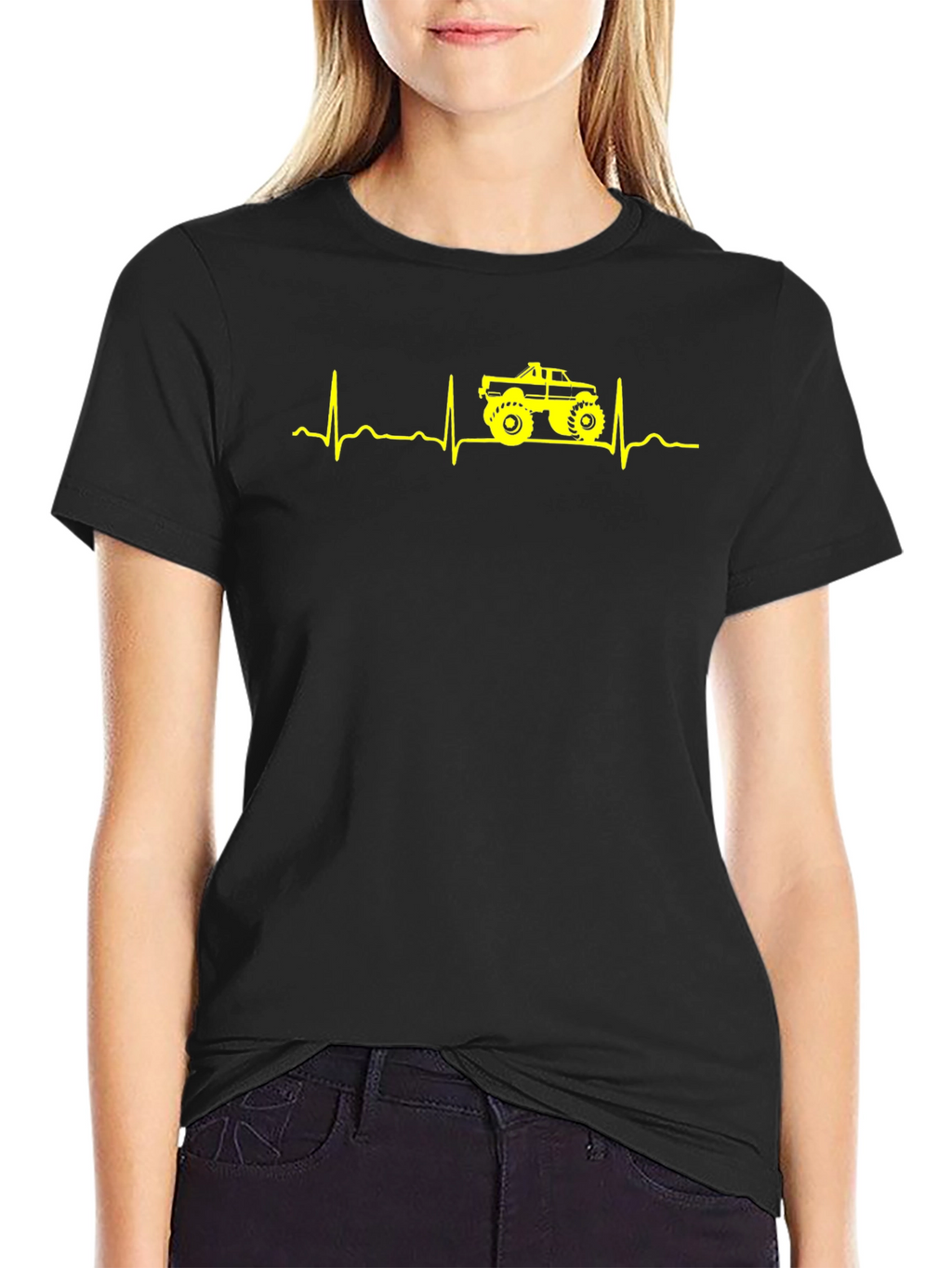 Monster Truck Heartbeat T-Shirt