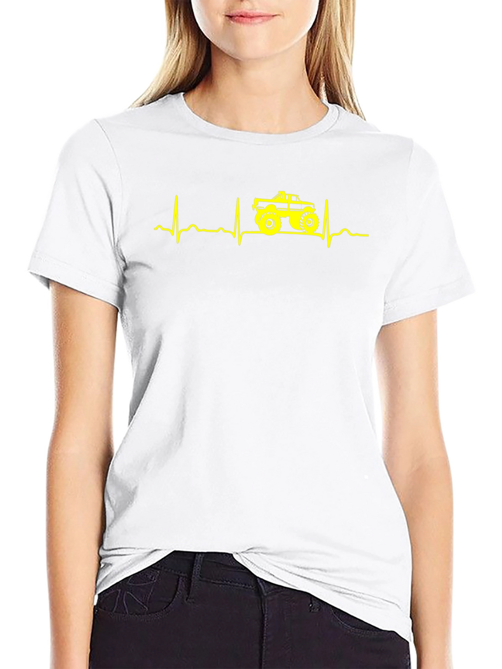Monster Truck Heartbeat T-Shirt