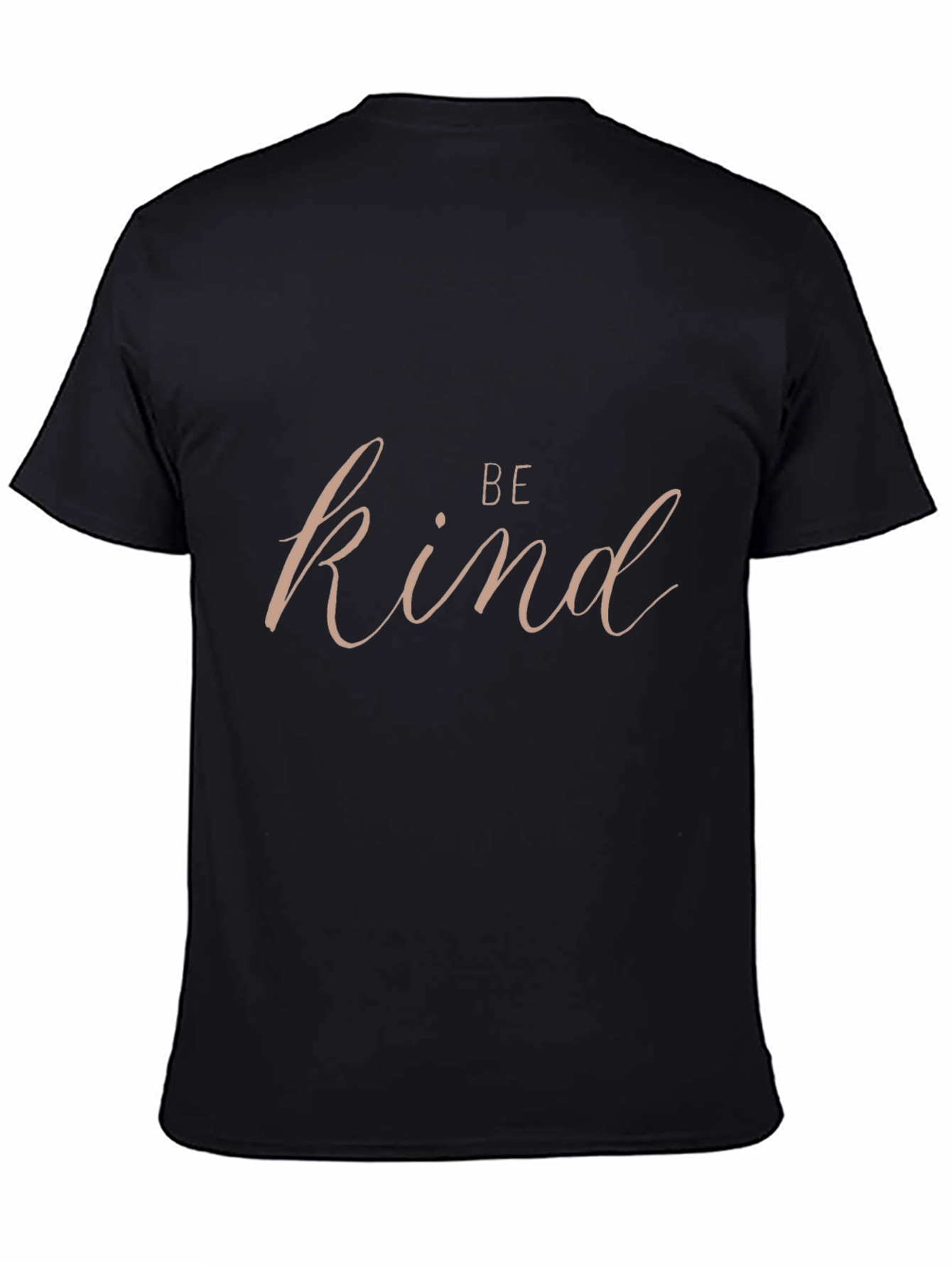 Be Kind Black T-Shirt - Positive Message Tee