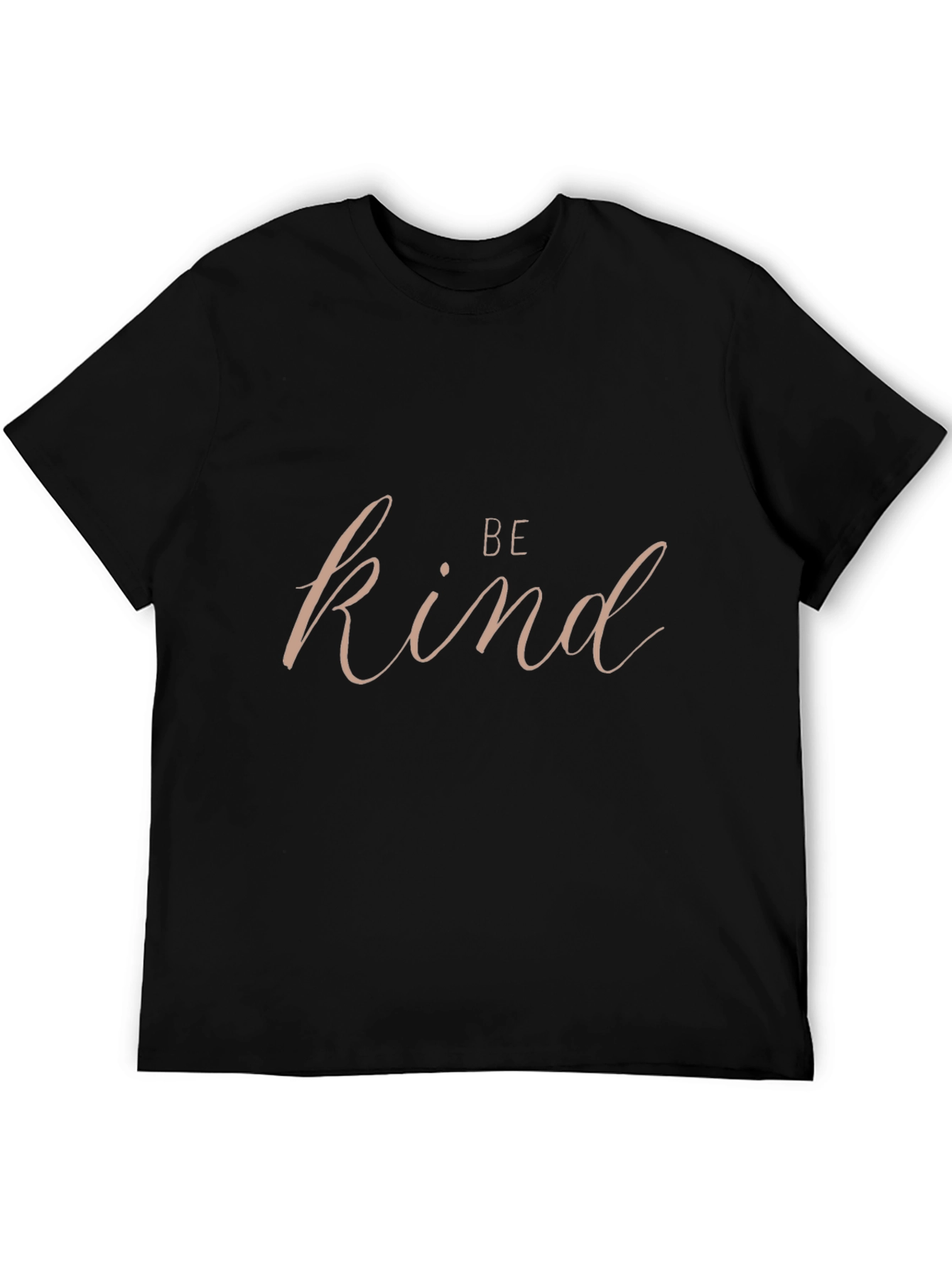 Be Kind Black T-Shirt - Positive Message Tee