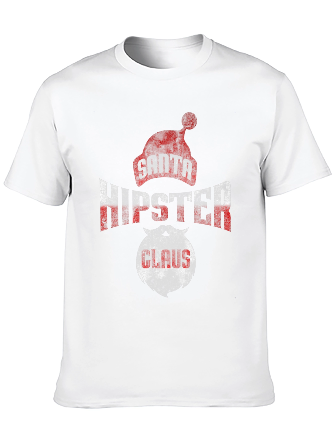 Santa Hipster Claus Graphic Tee