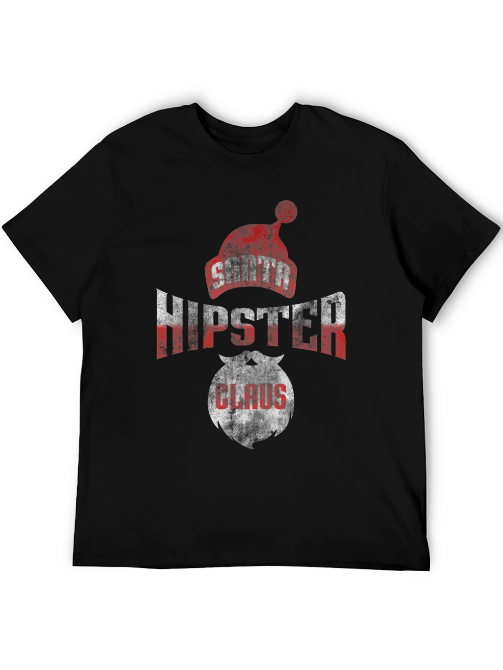 Santa Hipster Claus Graphic Tee