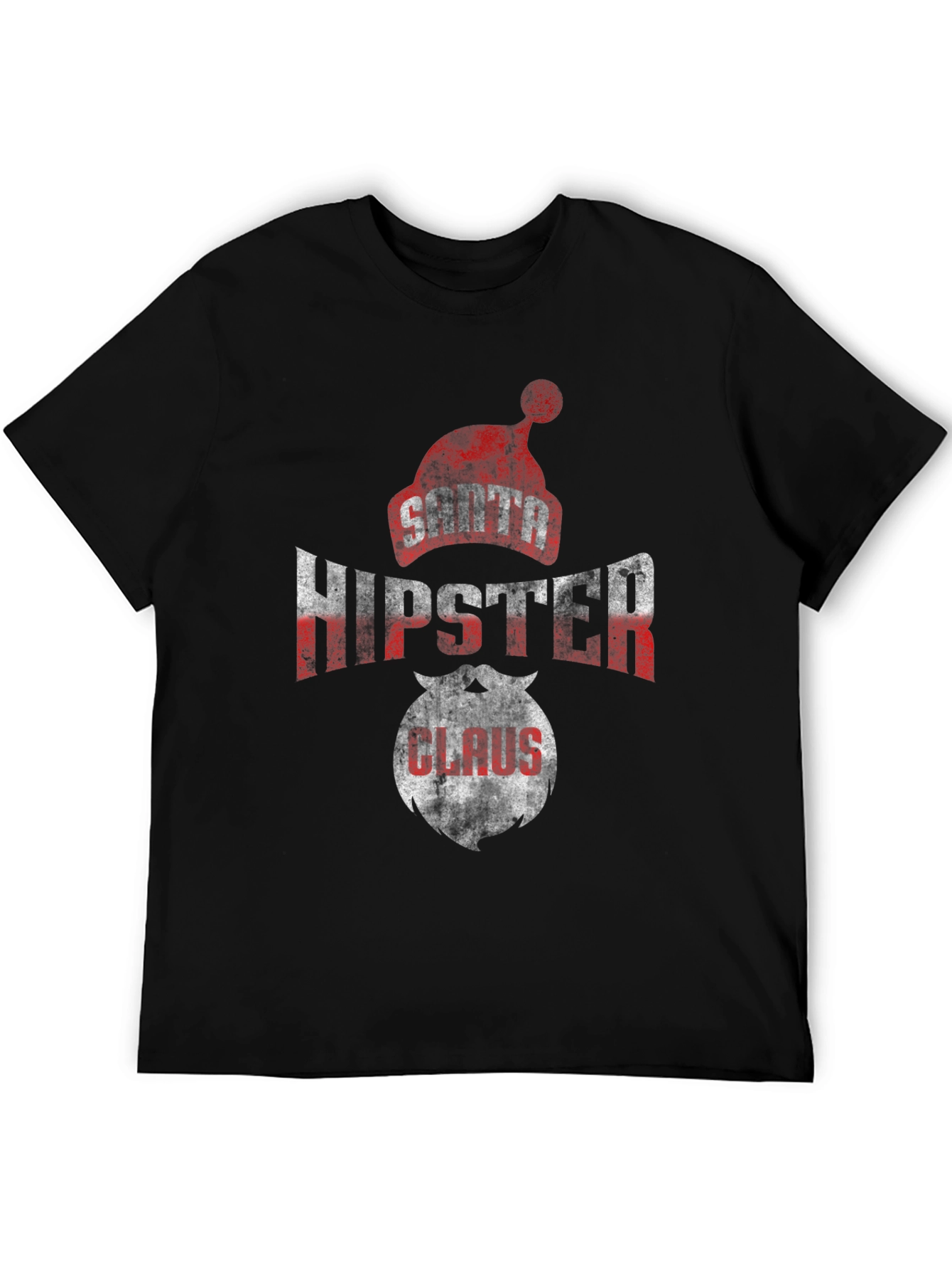 Santa Hipster Claus Graphic Tee
