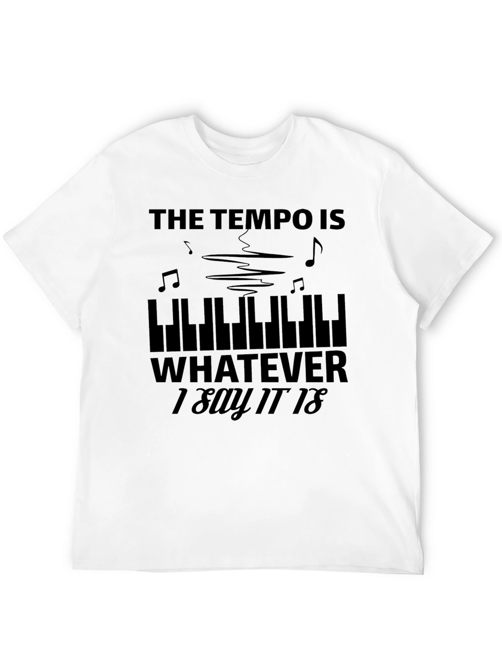 Tempo Funny Music T-Shirt - Musician Gift