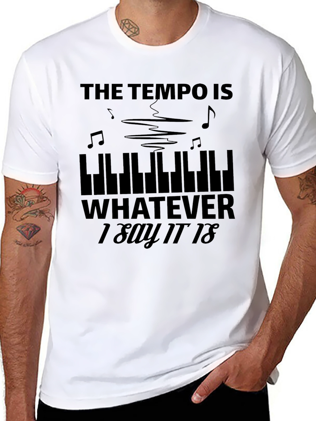 Tempo Funny Music T-Shirt - Musician Gift
