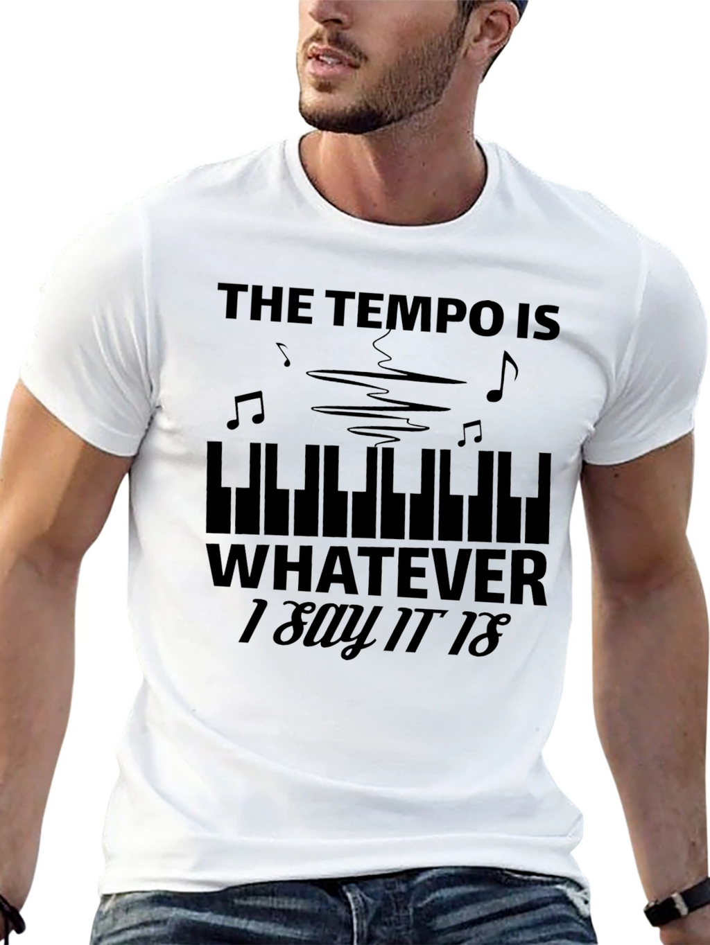Tempo Funny Music T-Shirt - Musician Gift