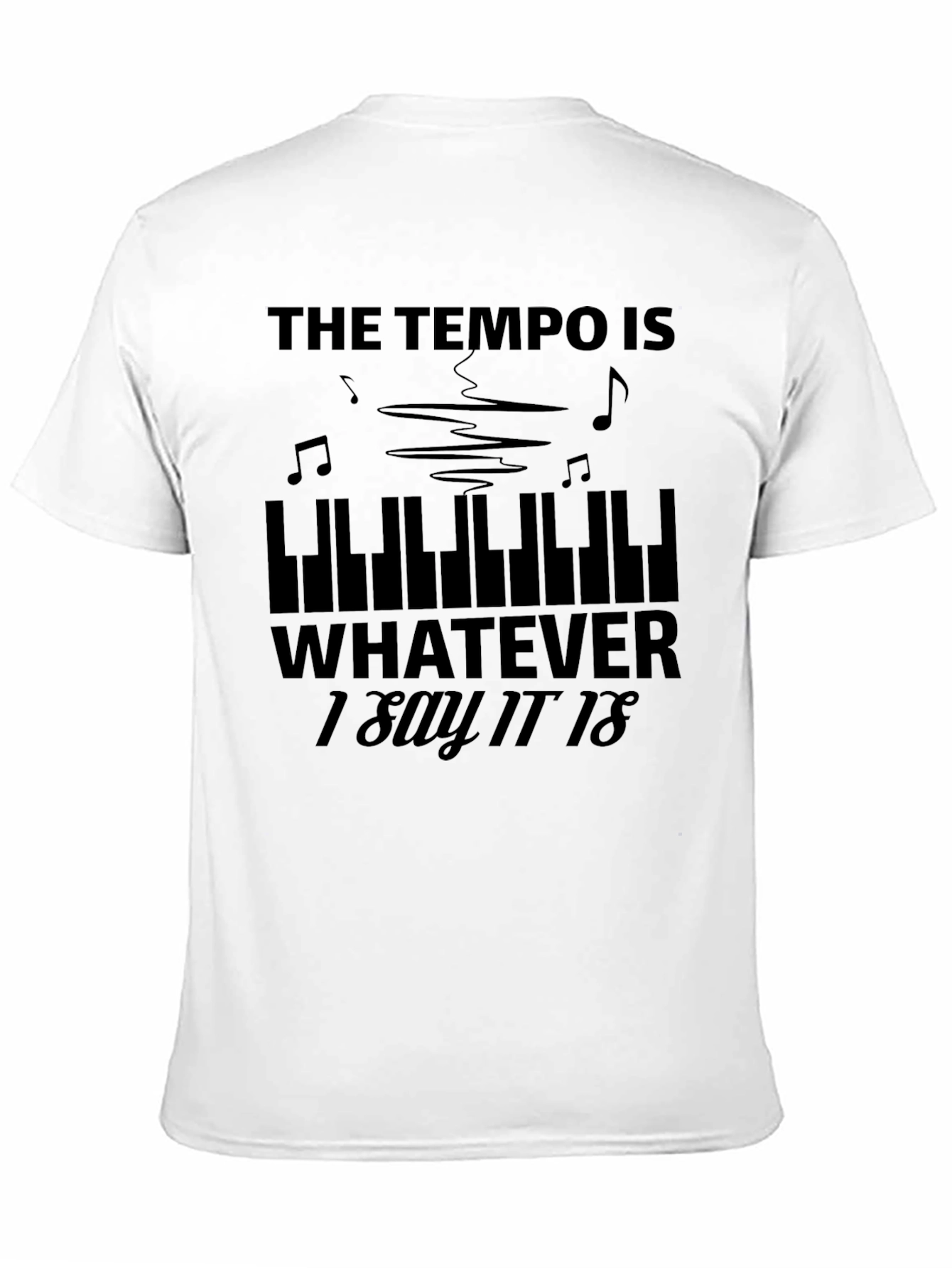 Tempo Funny Music T-Shirt - Musician Gift