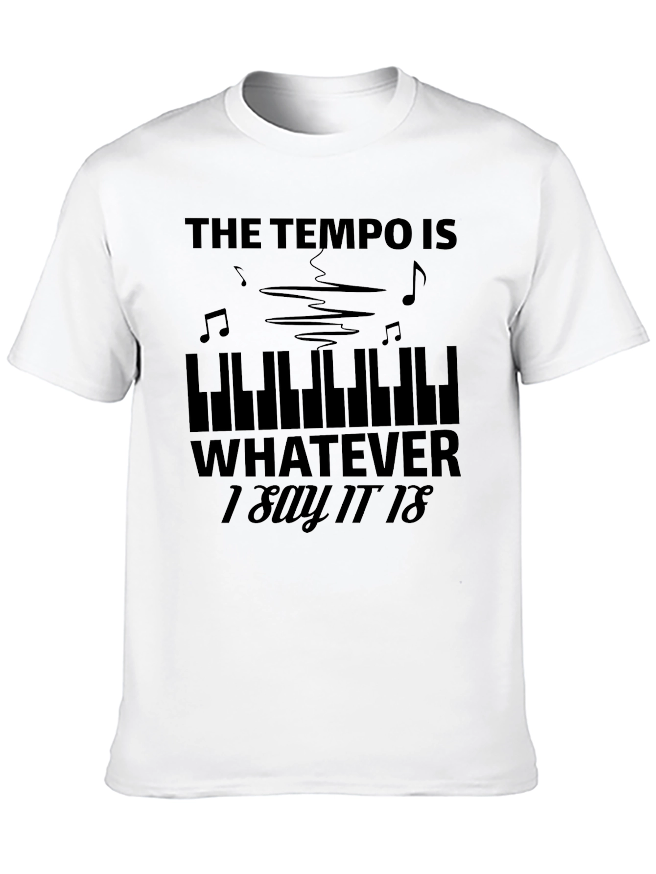 Tempo Funny Music T-Shirt - Musician Gift