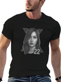 Artistic 22 Graphic Tee - Stylish Black T-Shirt