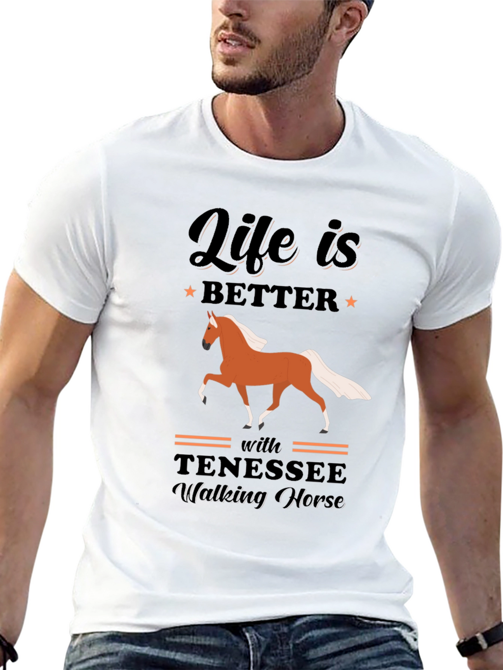 Life is Better with Tennessee Walking Horse T-Shirt