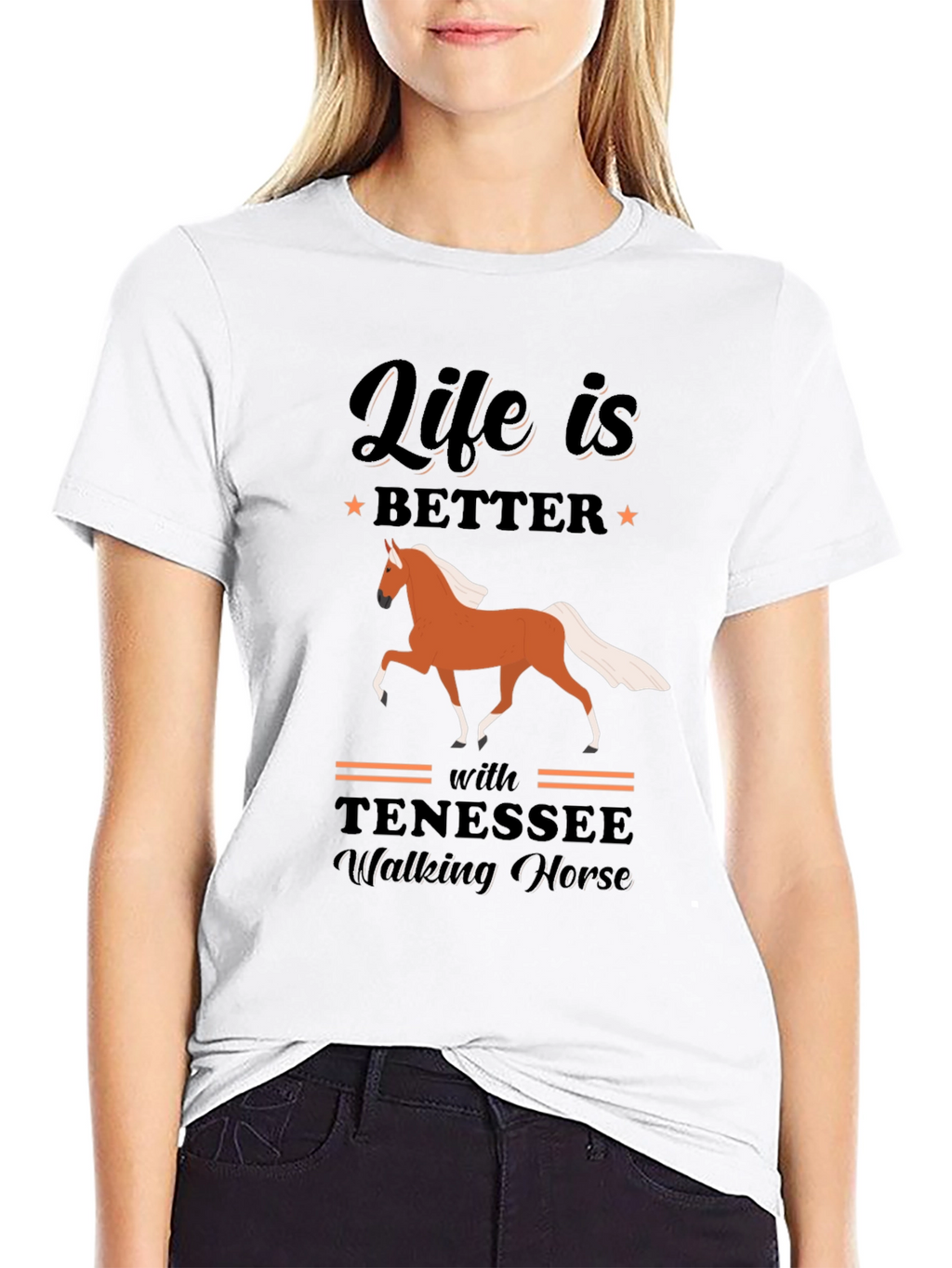 Life is Better with Tennessee Walking Horse T-Shirt