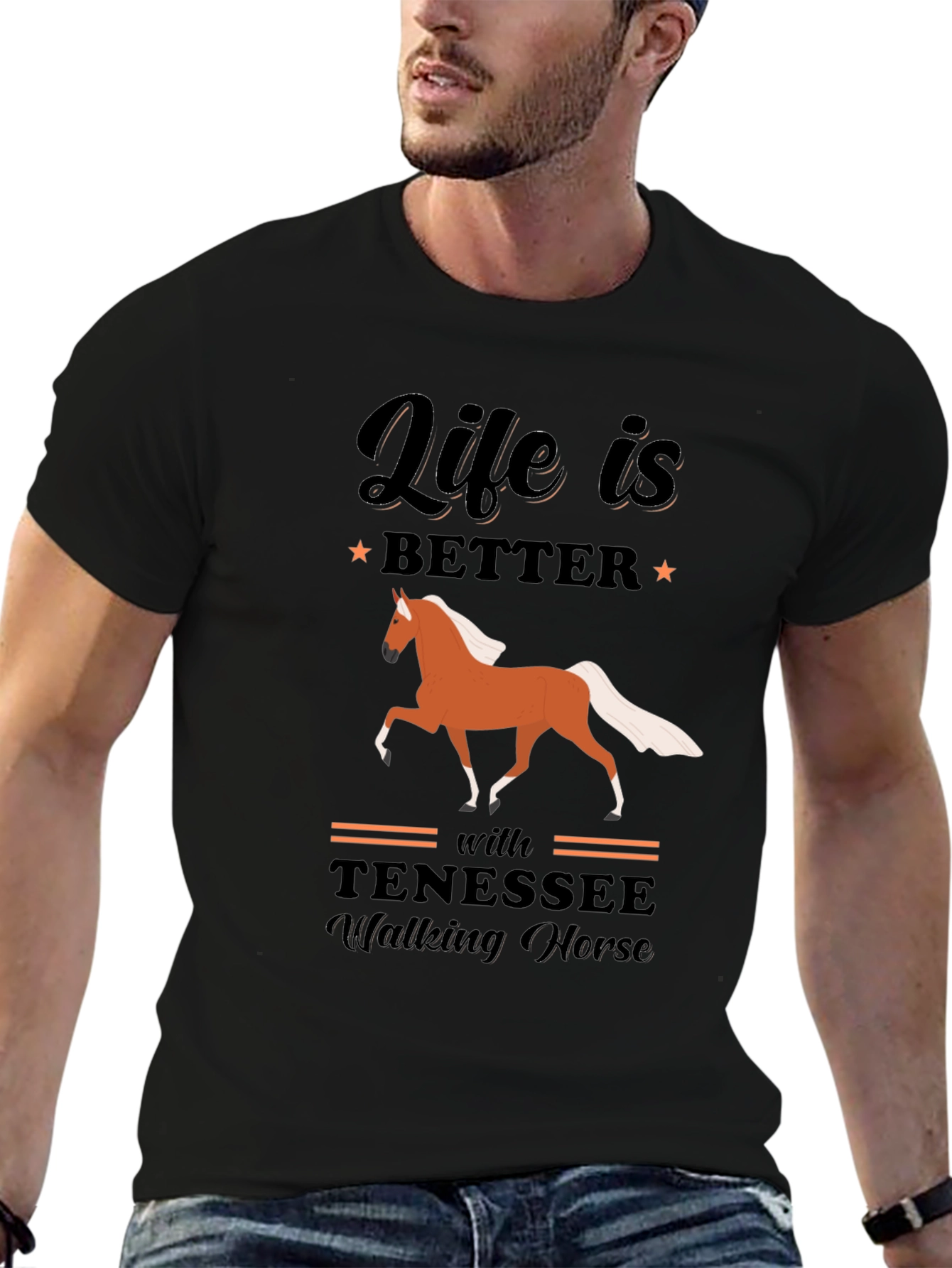 Life is Better with Tennessee Walking Horse T-Shirt