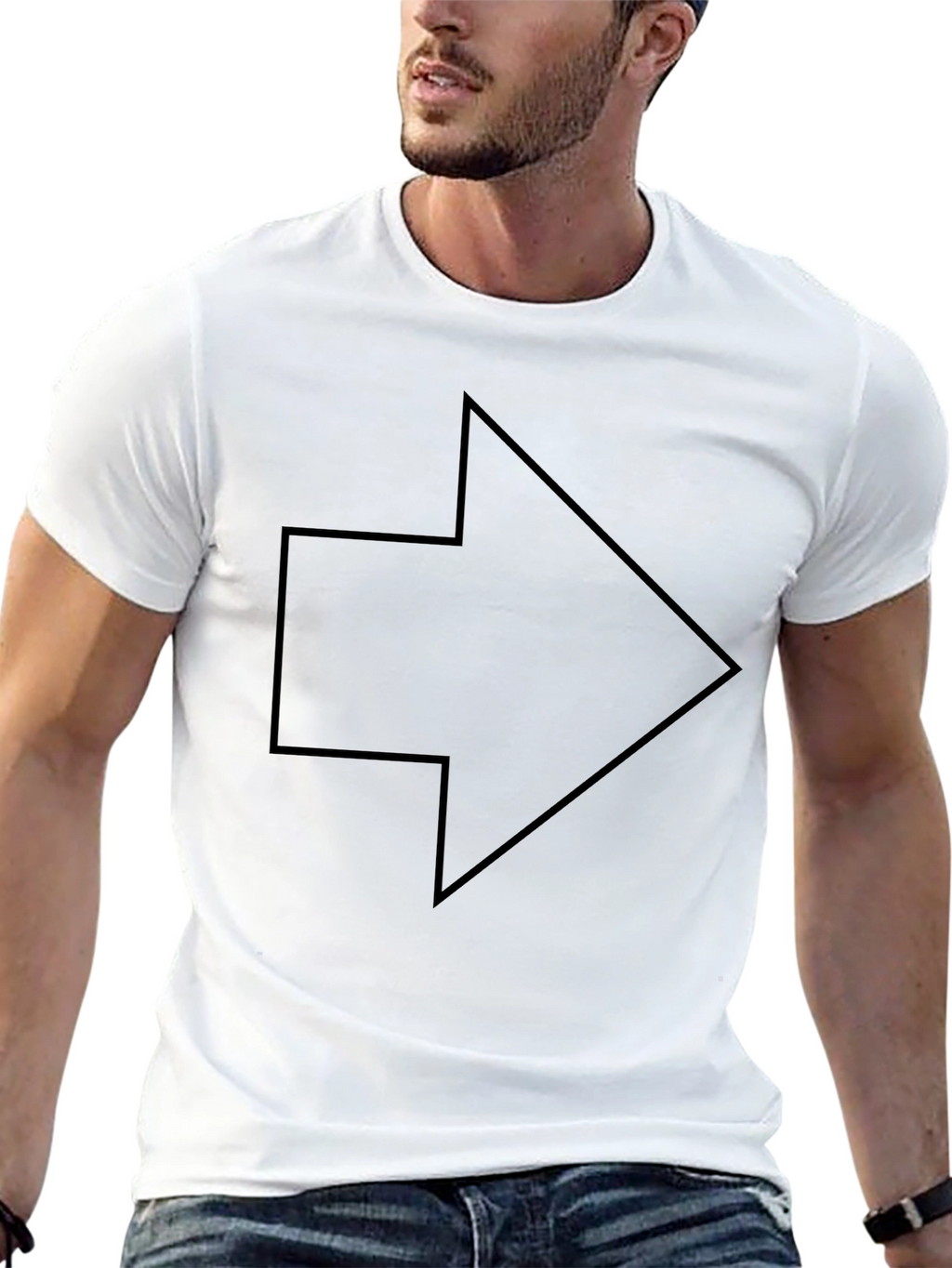 Arrow Graphic T-Shirt - Stylish & Modern Design
