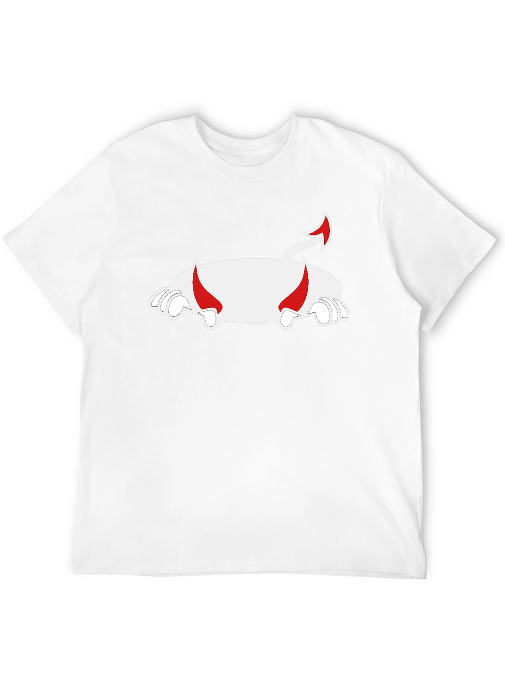 Devil Pig T-Shirt - Black Cotton Blend