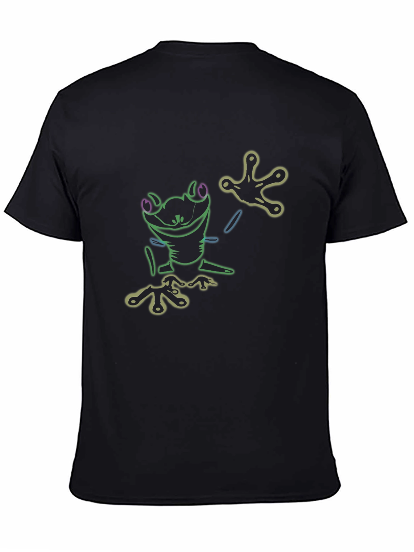 Neon Frog Graphic T-Shirt - Cool Mens Tee