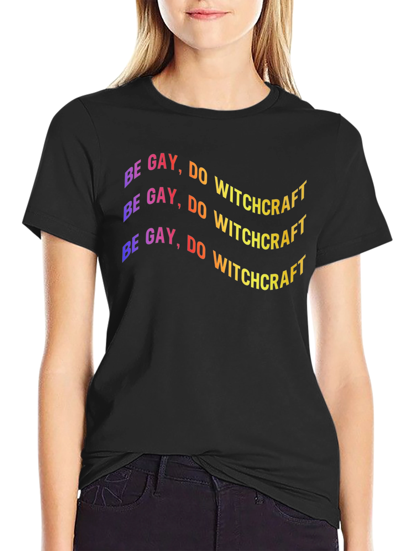 Be Gay Do Witchcraft Black T-Shirt