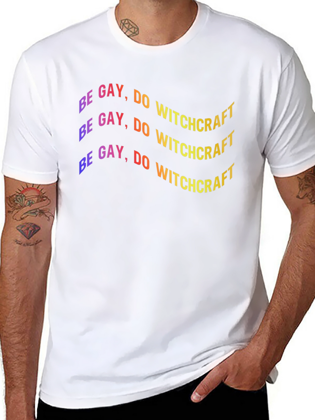 Be Gay Do Witchcraft Black T-Shirt