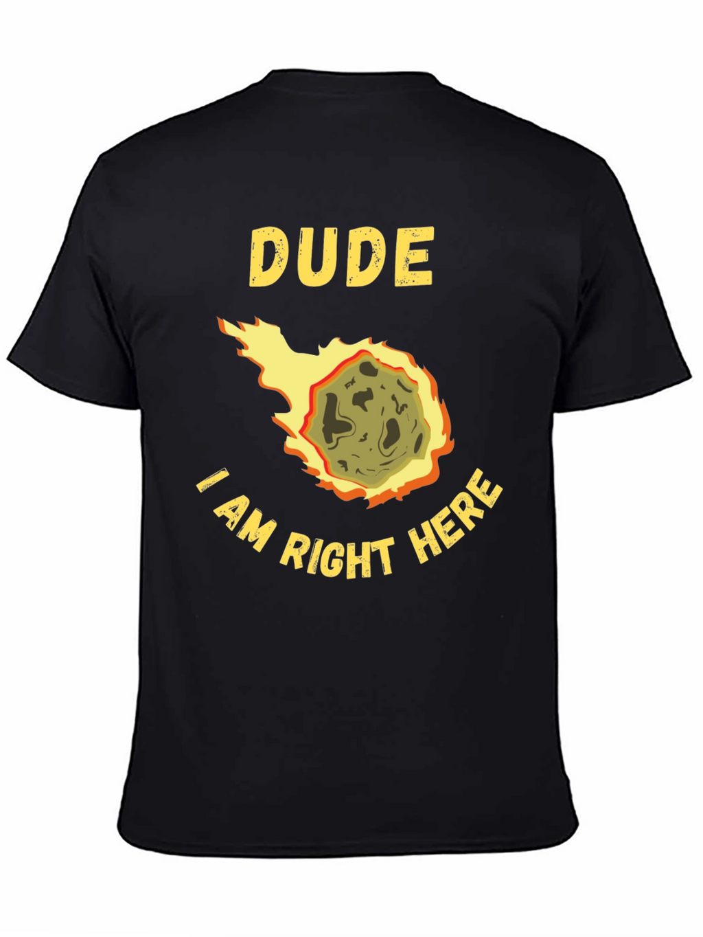 Dude I Am Right Here Meteor T-Shirt