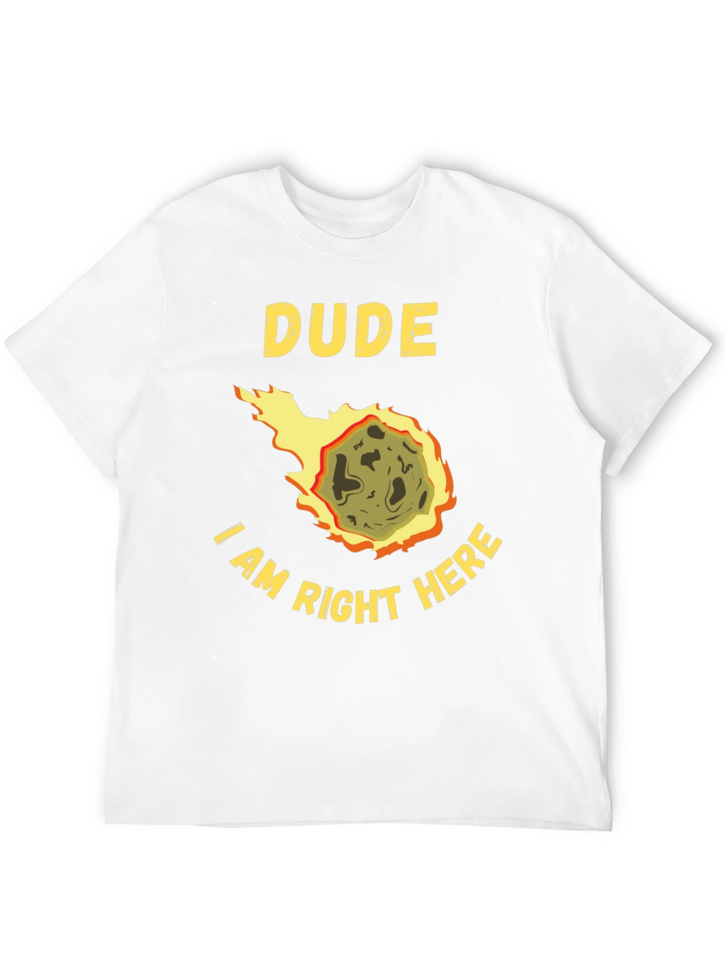 Dude I Am Right Here Meteor T-Shirt