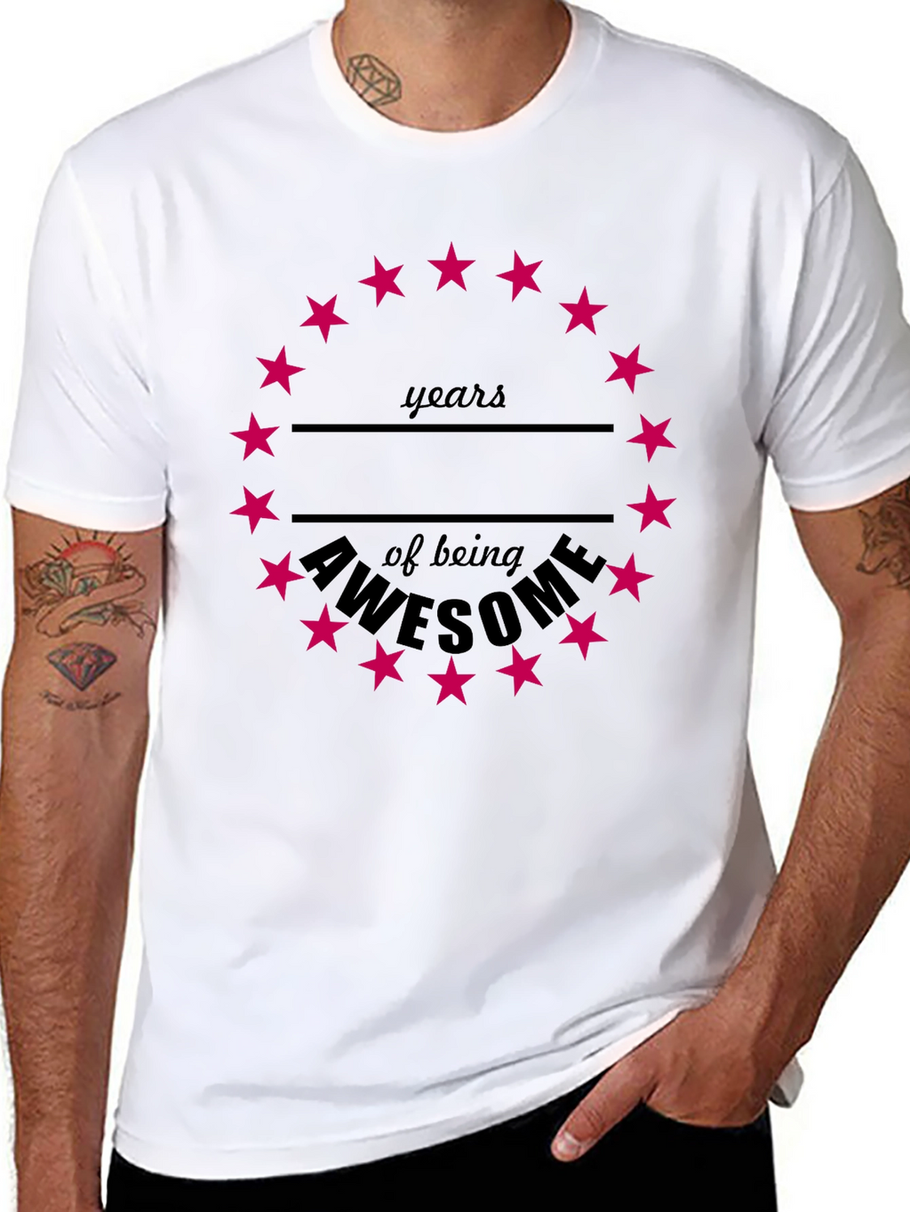 Awesome Years Birthday T-Shirt