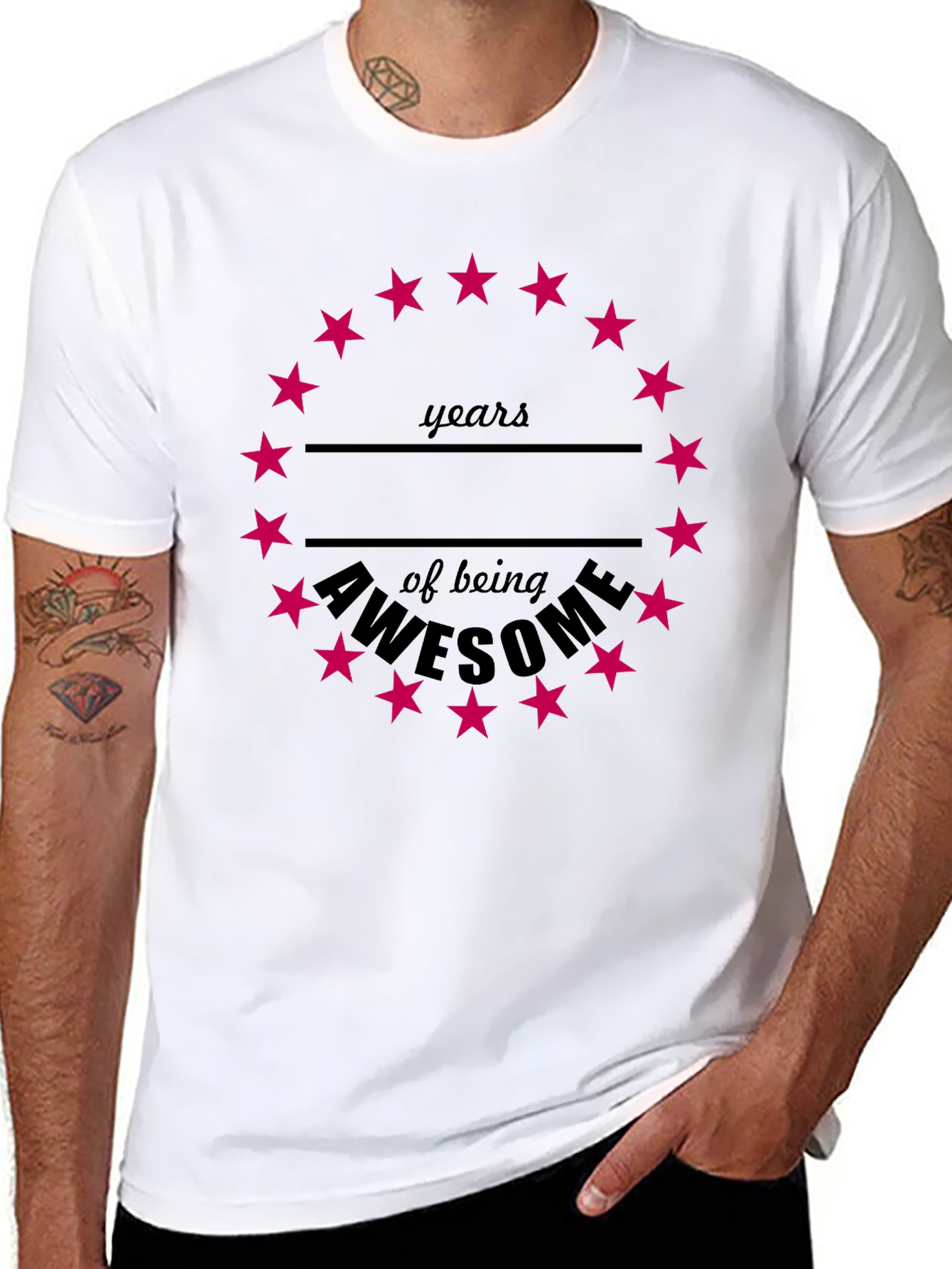 Awesome Years Birthday T-Shirt