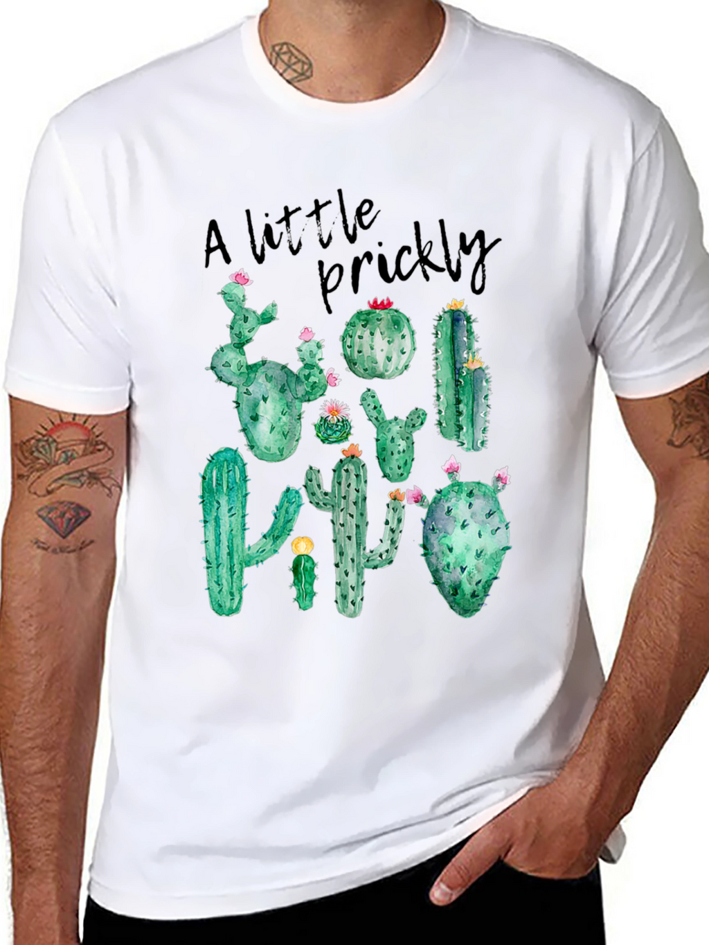 A Little Prickly Cactus Graphic T-Shirt