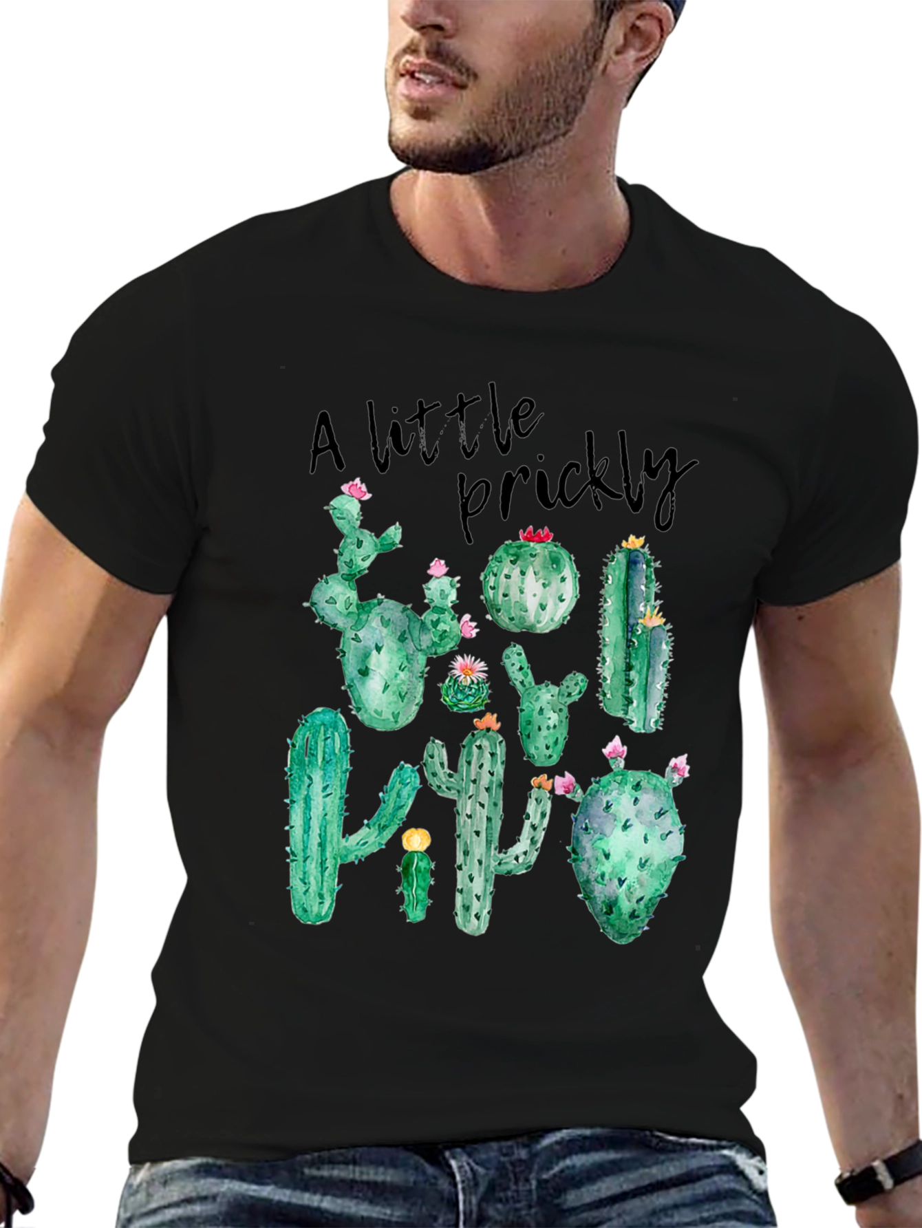 A Little Prickly Cactus Graphic T-Shirt