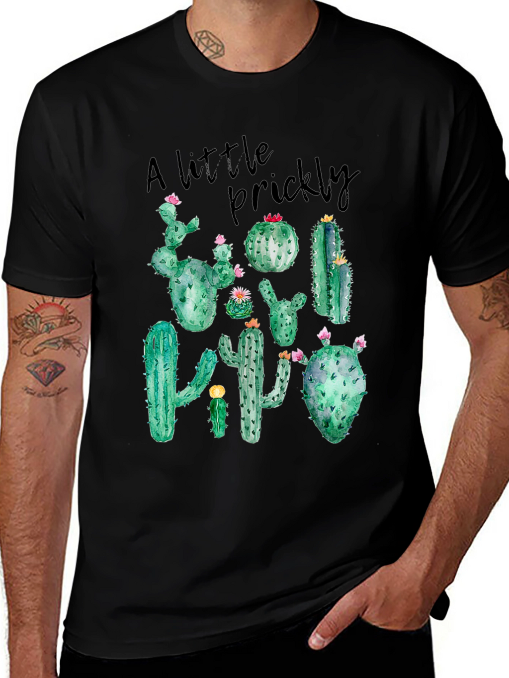 A Little Prickly Cactus Graphic T-Shirt
