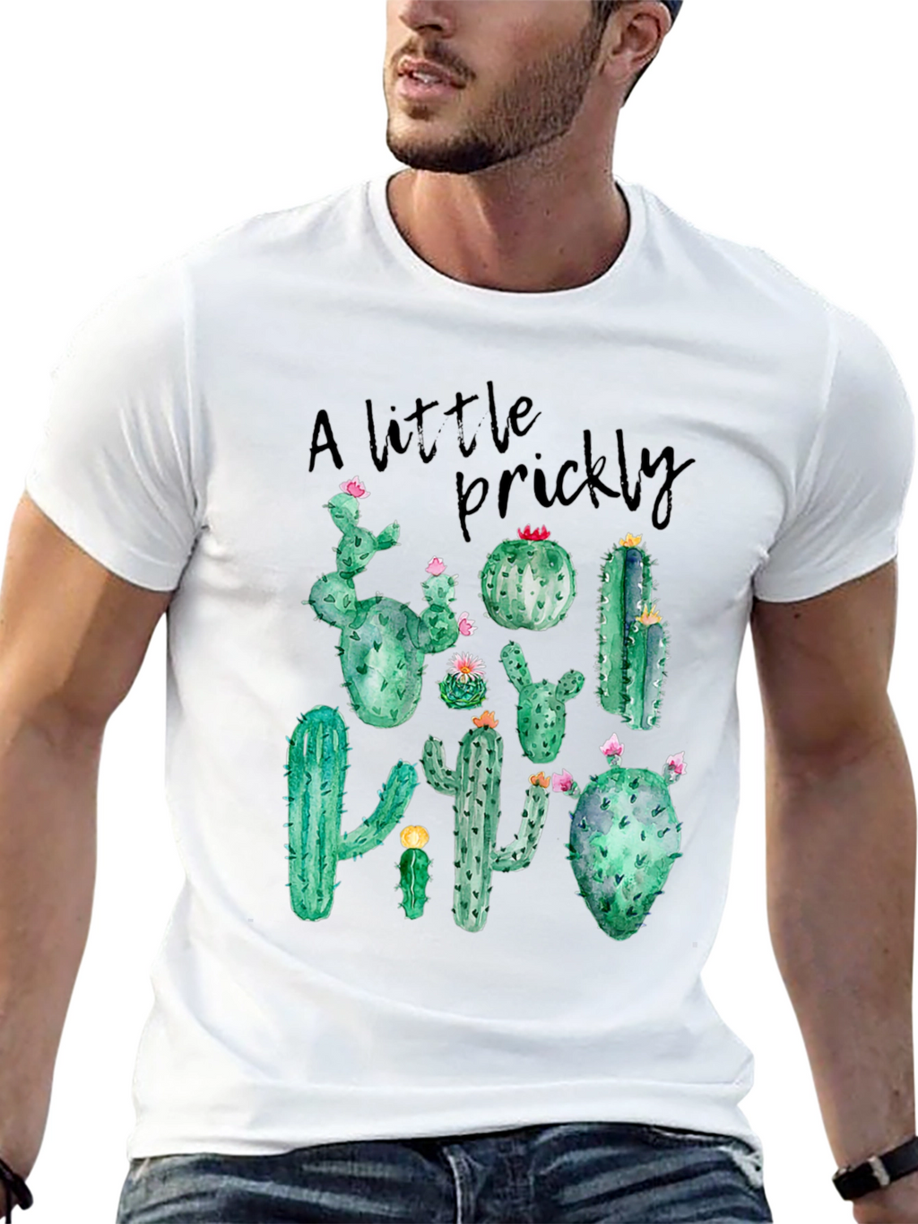 A Little Prickly Cactus Graphic T-Shirt