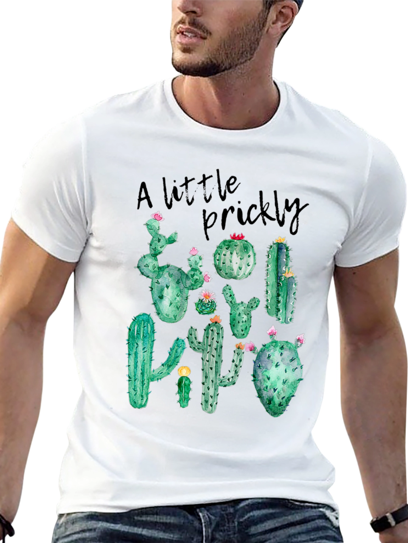 A Little Prickly Cactus Graphic T-Shirt