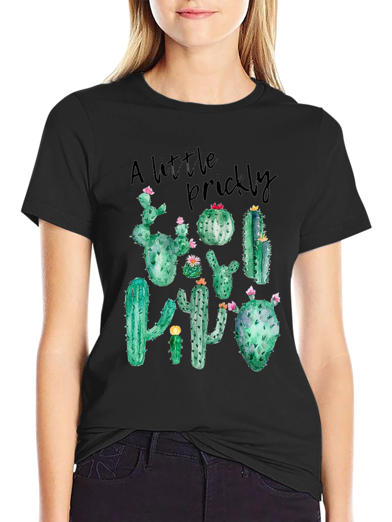 A Little Prickly Cactus Graphic T-Shirt