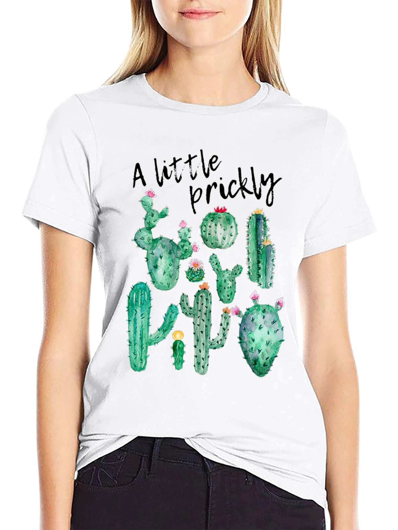 A Little Prickly Cactus Graphic T-Shirt