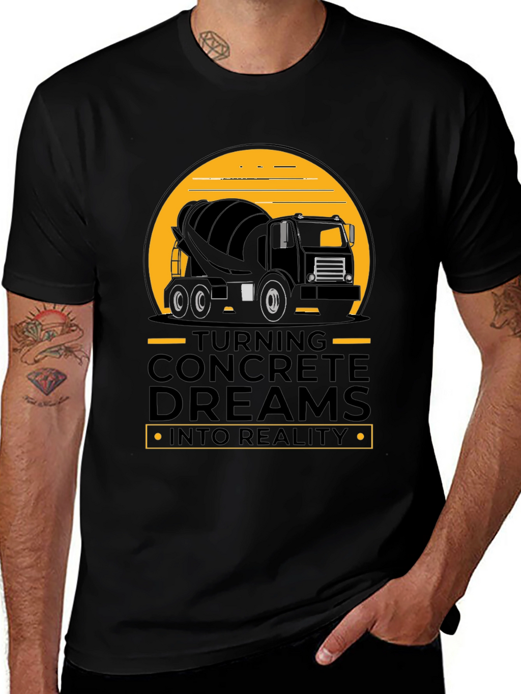 Concrete Dreams T-Shirt - Construction Worker Tee