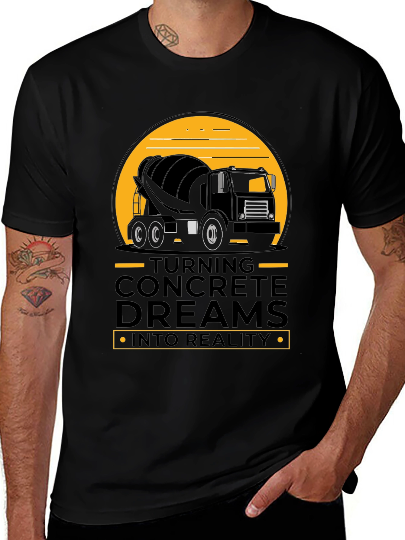 Concrete Dreams T-Shirt - Construction Worker Tee