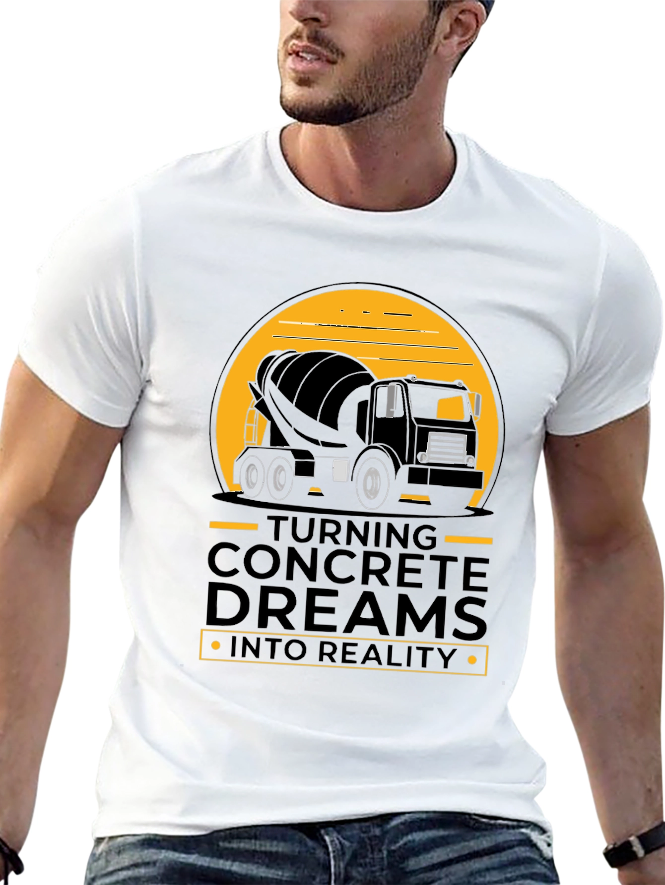 Concrete Dreams T-Shirt - Construction Worker Tee