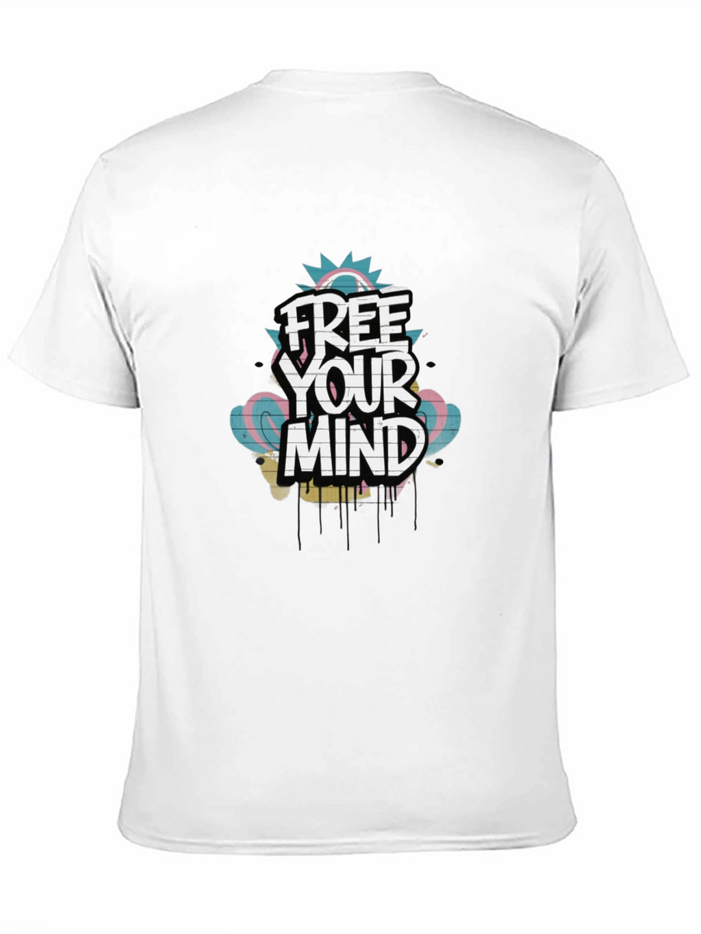 Free Your Mind Graphic Tee - Trendy Black T-Shirt