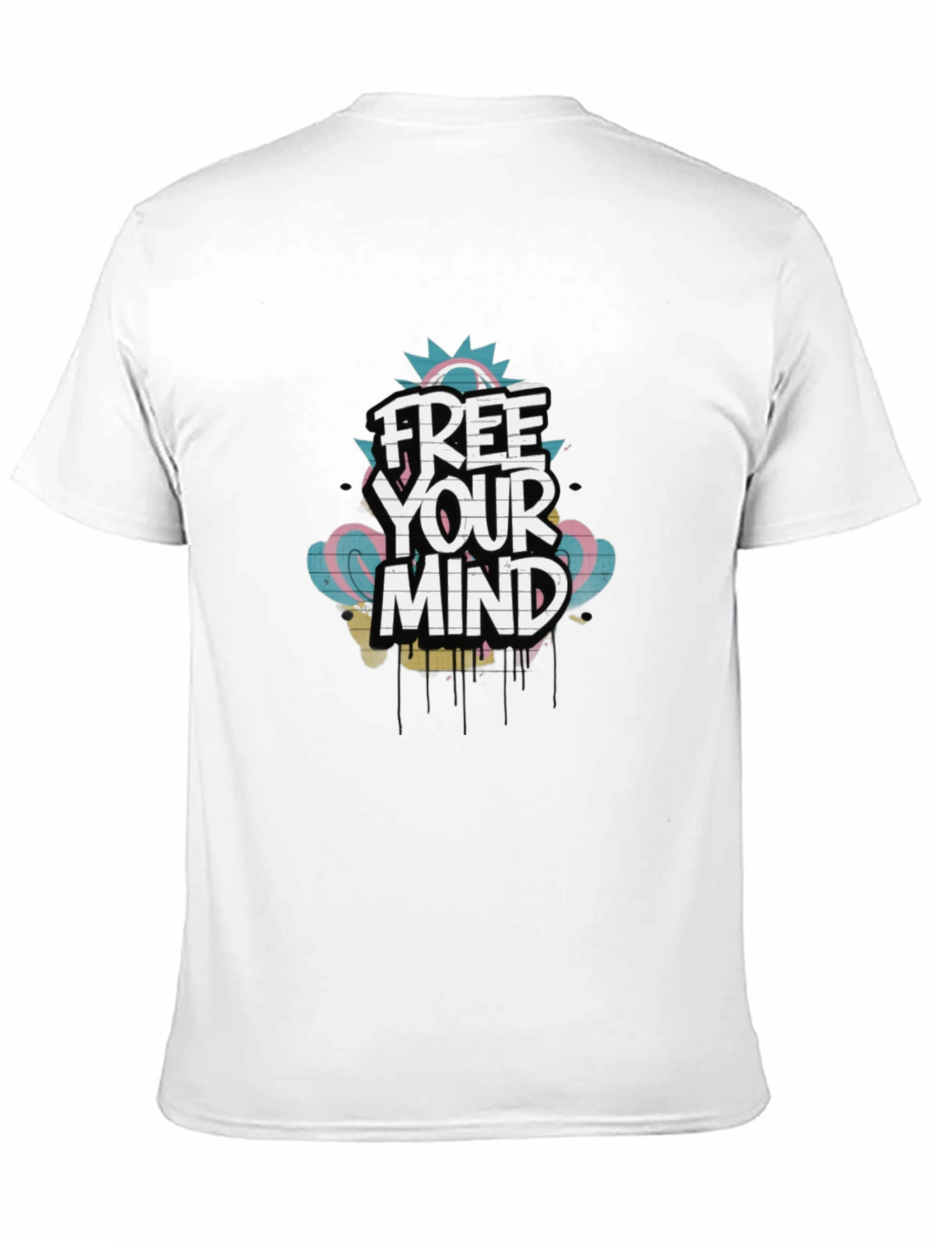 Free Your Mind Graphic Tee - Trendy Black T-Shirt