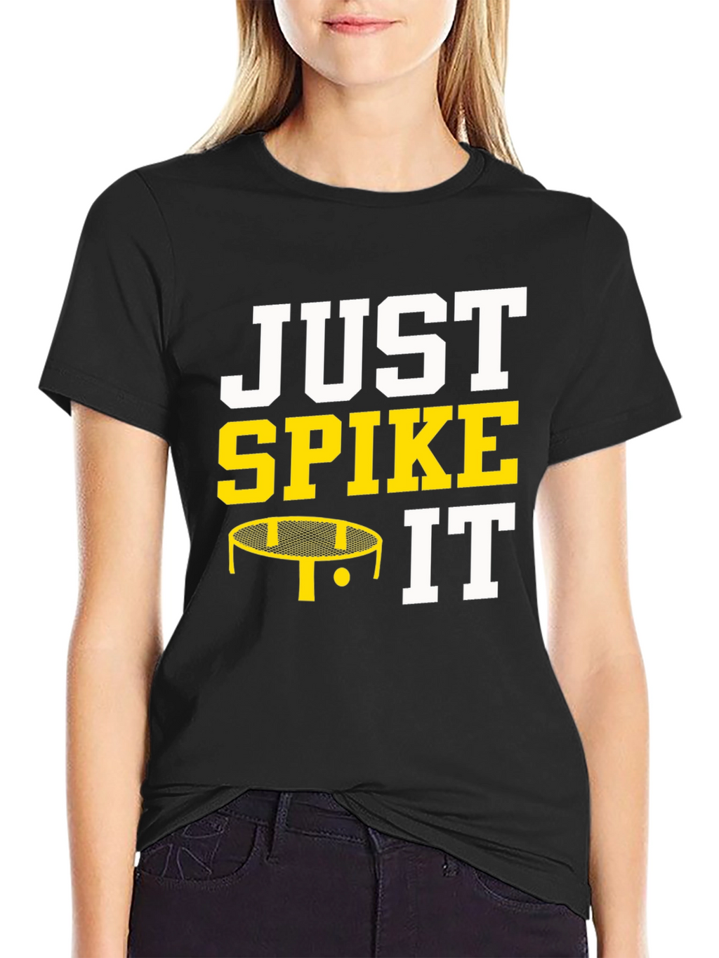 Just Spike It Volleyball Graphic Tee