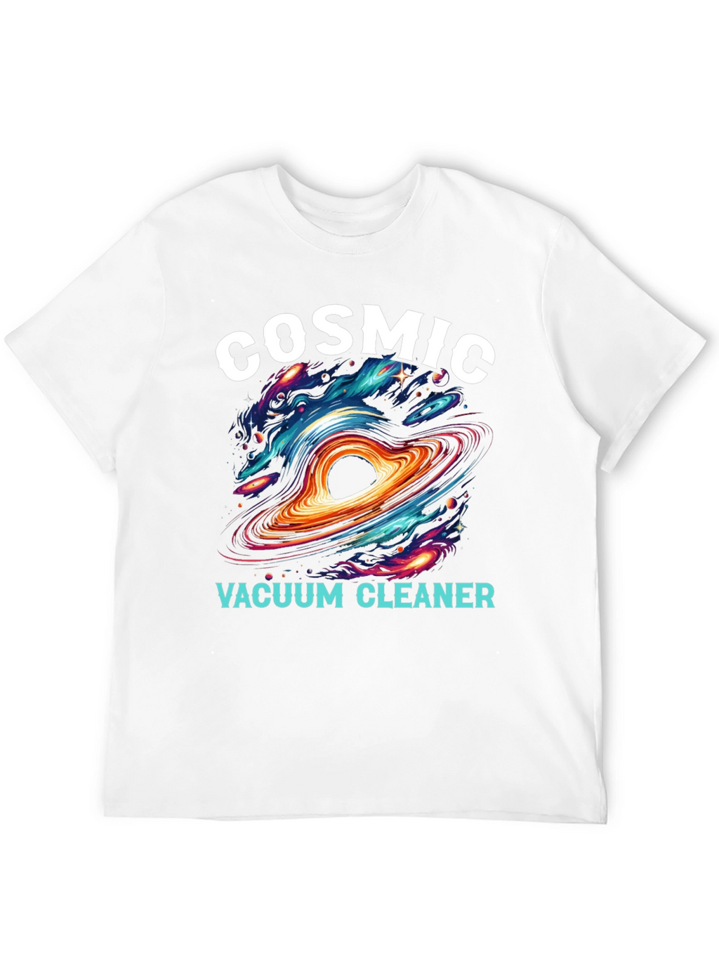 Cosmic Vacuum Cleaner Black T-Shirt