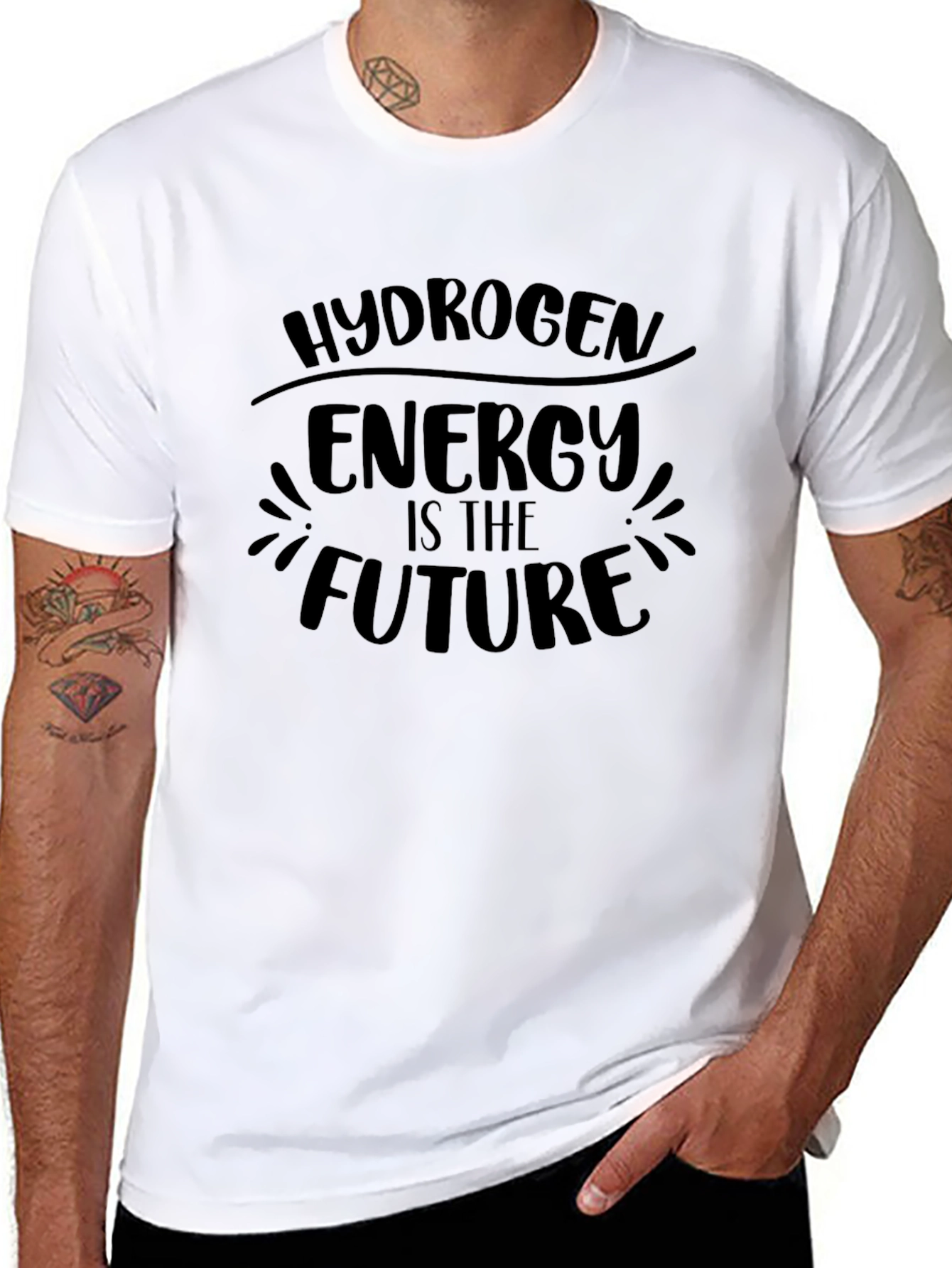 Hydrogen Energy is the Future Black T-Shirt