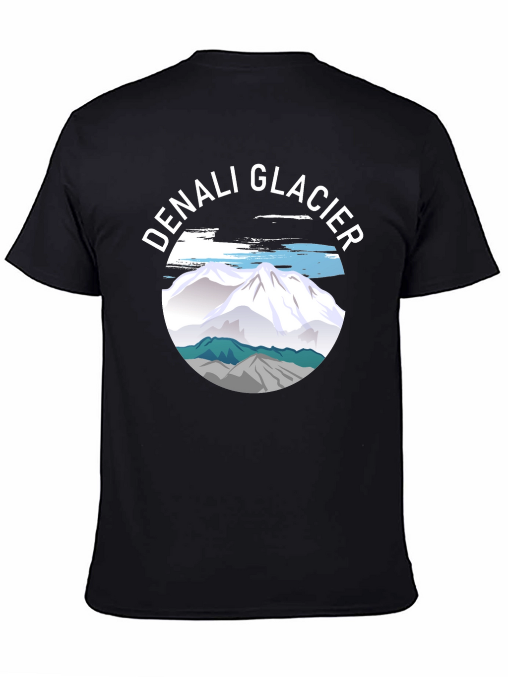 Denali Glacier Graphic Tee - Black